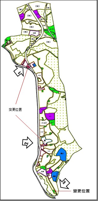 20171117-淡水竹圍通盤檢討變更位置示意圖
