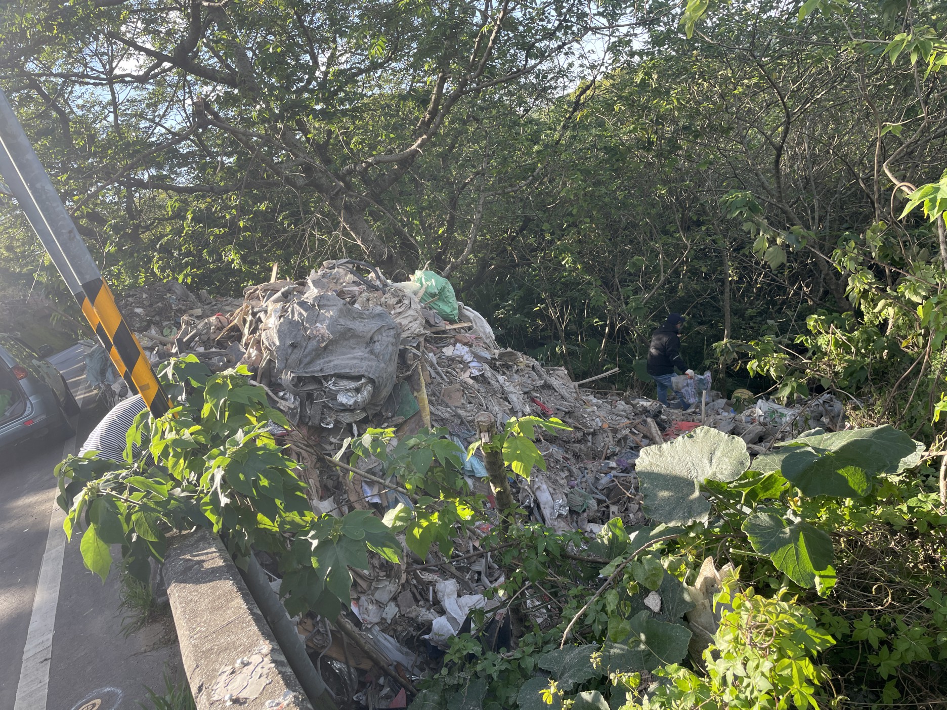 詹嫌等人於新北市八里區及林口區非法棄置廢棄物