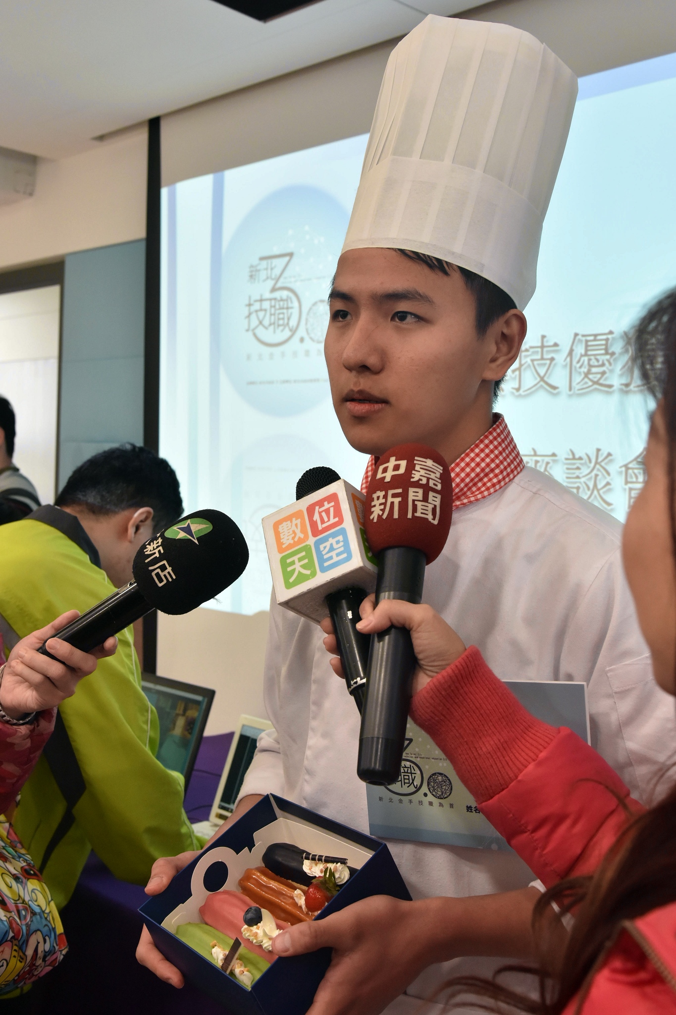 陳韋翔近期目標就是考上國立高雄餐飲大學的烘焙系