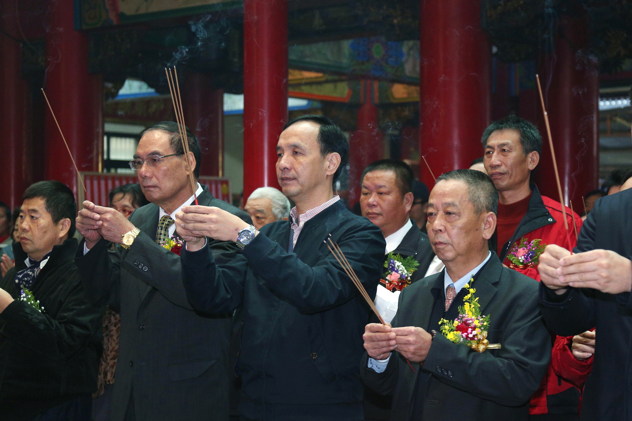 朱市長出席金山三界壇聖德宮250週年啟建慶成福醮，參拜祈求國泰民安
