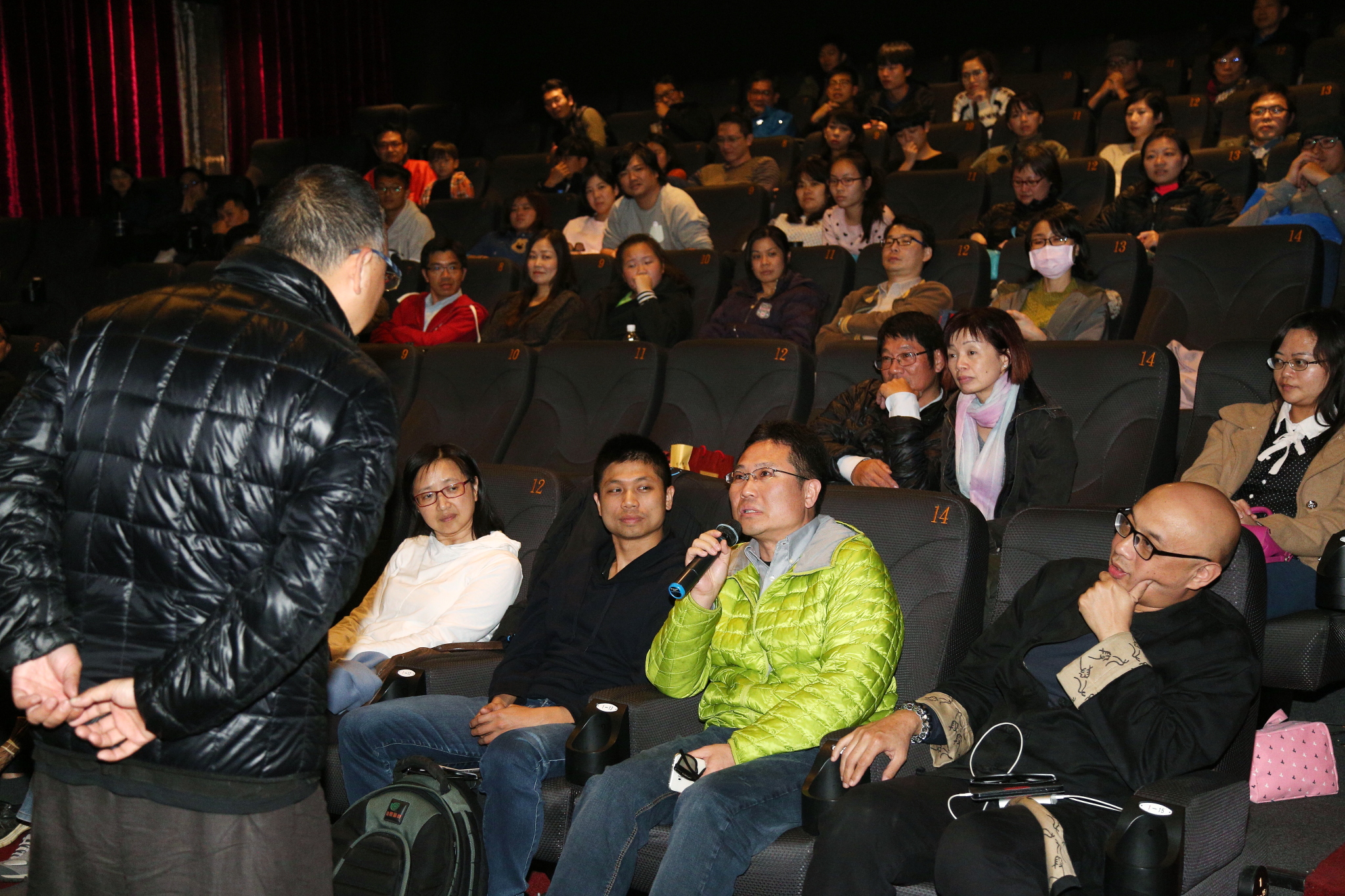 新北市政府新聞局昨(19)晚於板橋秀泰影城舉辦《美力台灣3D》電影放映會