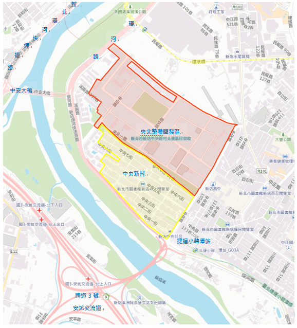 小碧潭捷運站周圍地圖
