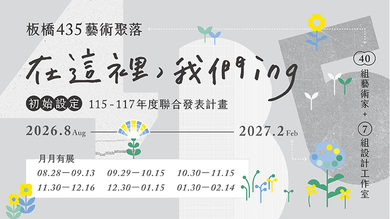 435藝術聚落年度聯展「在這裡，我們ING」(另開視窗)
