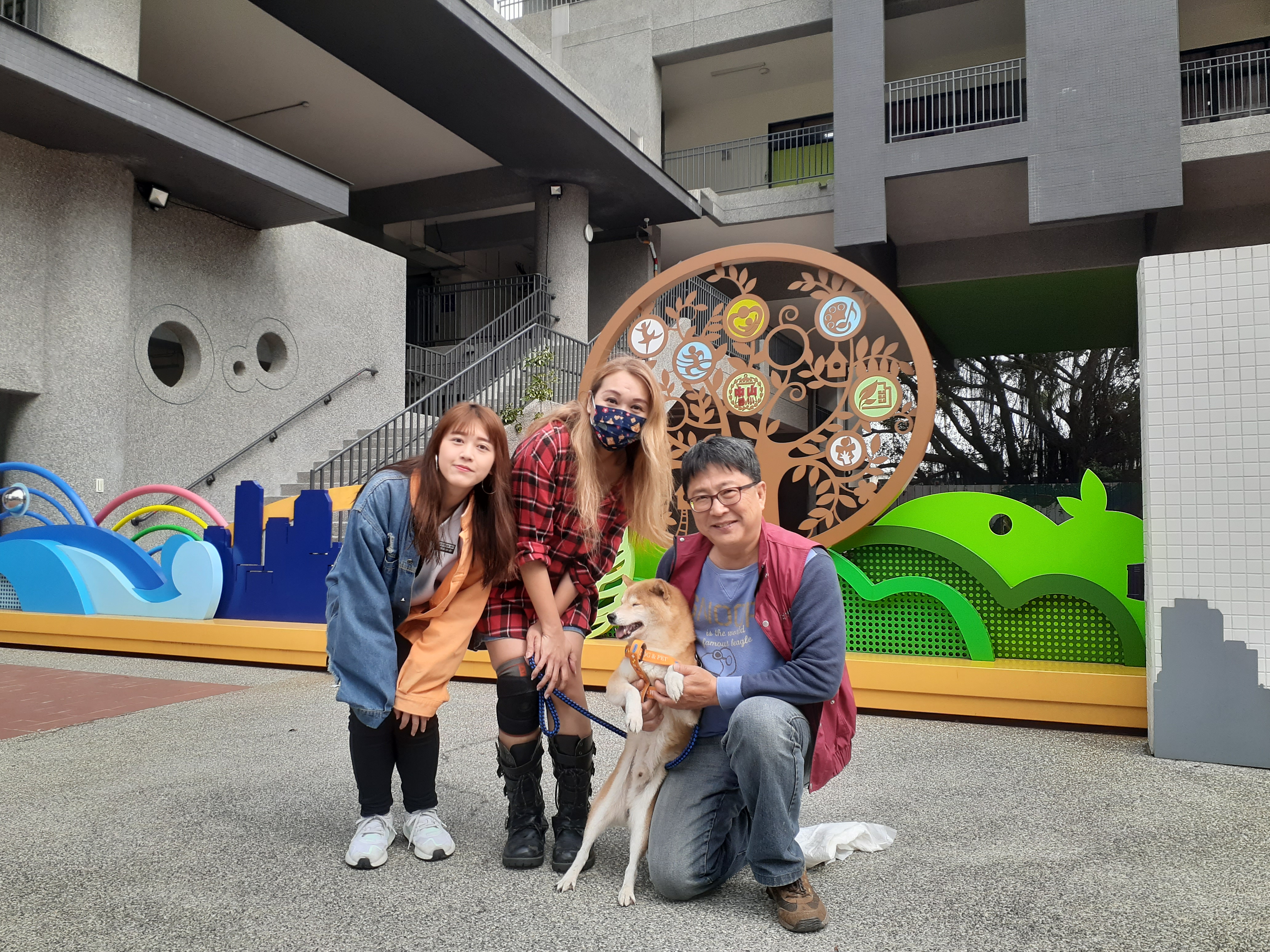 中山國小喜迎校園犬柴柴