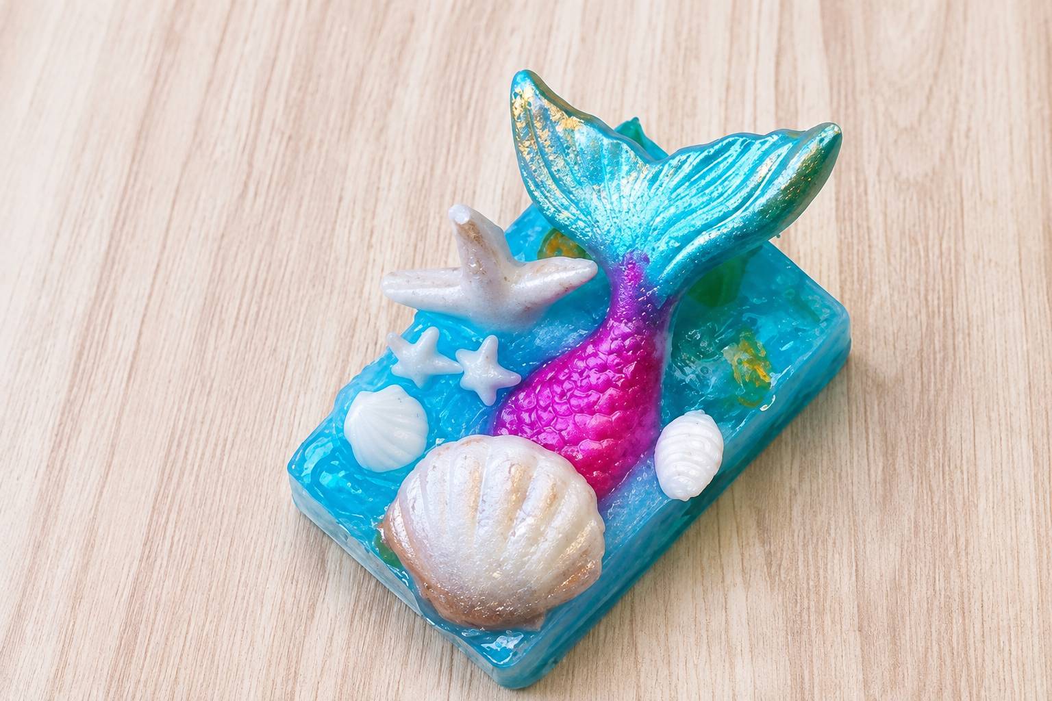 人魚環保皂作品