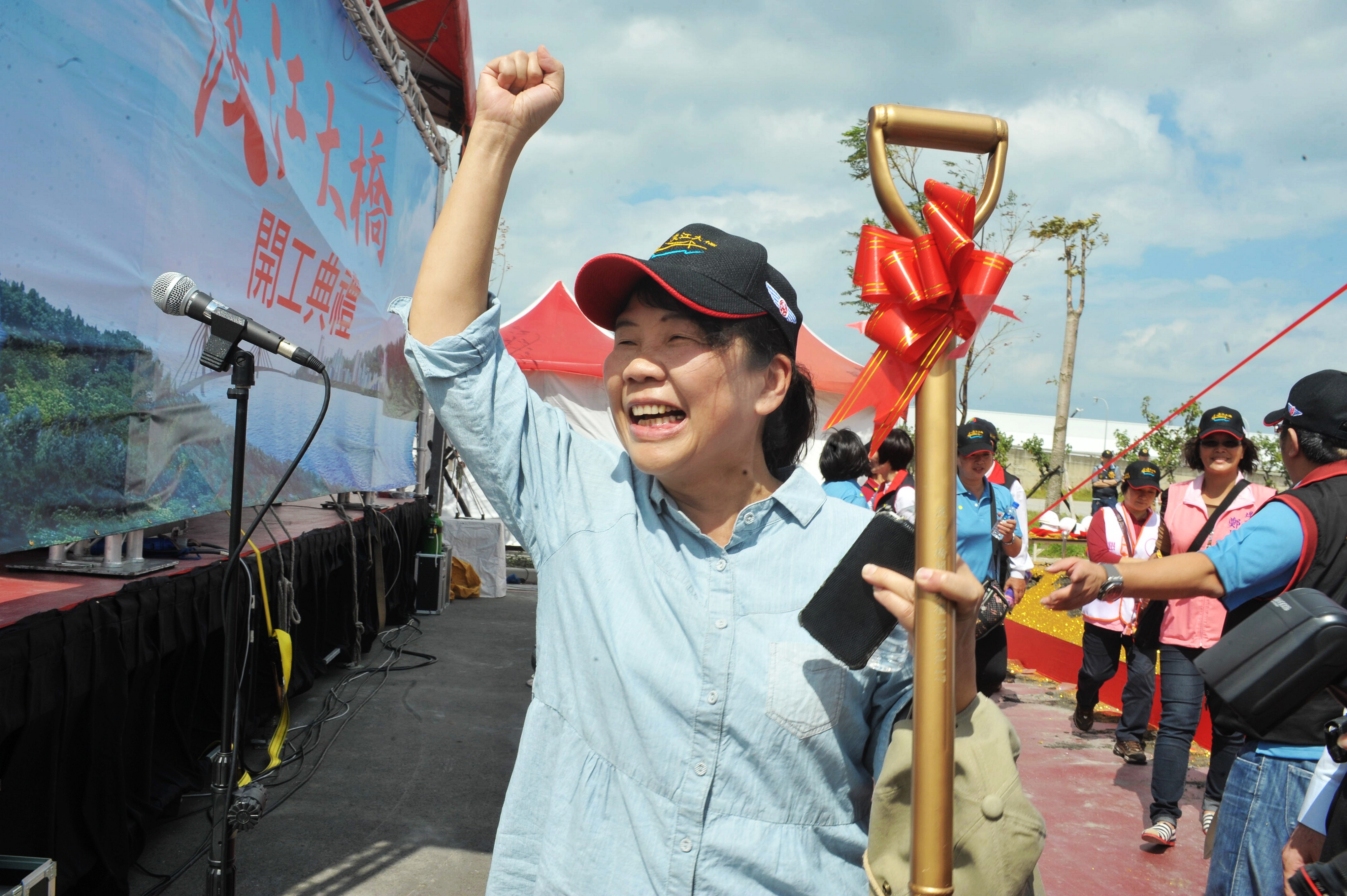 淡江大橋動工！朱立倫：將成台灣重要觀光指標、地標