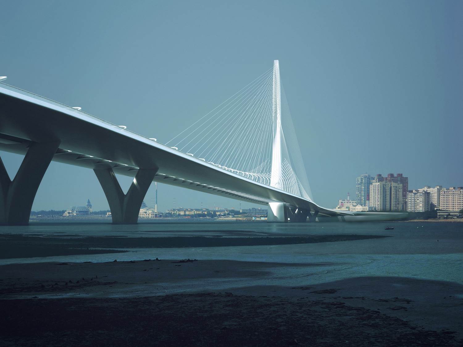 淡江大橋(第2標)今日舉行開工典禮
