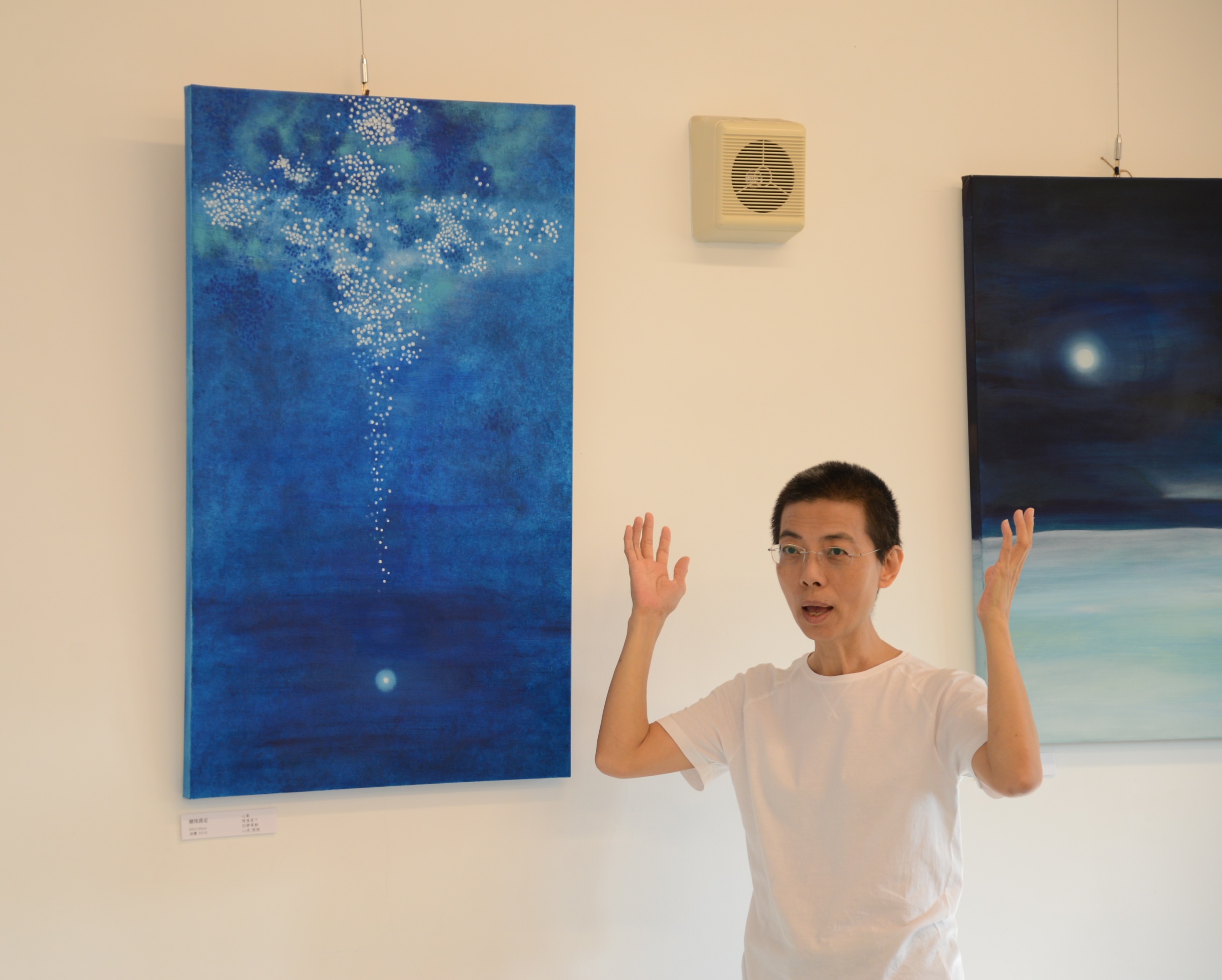 市政新聞-畫筆隨心自在 秦宗慧「回光」個展見禪意-新北市政府
