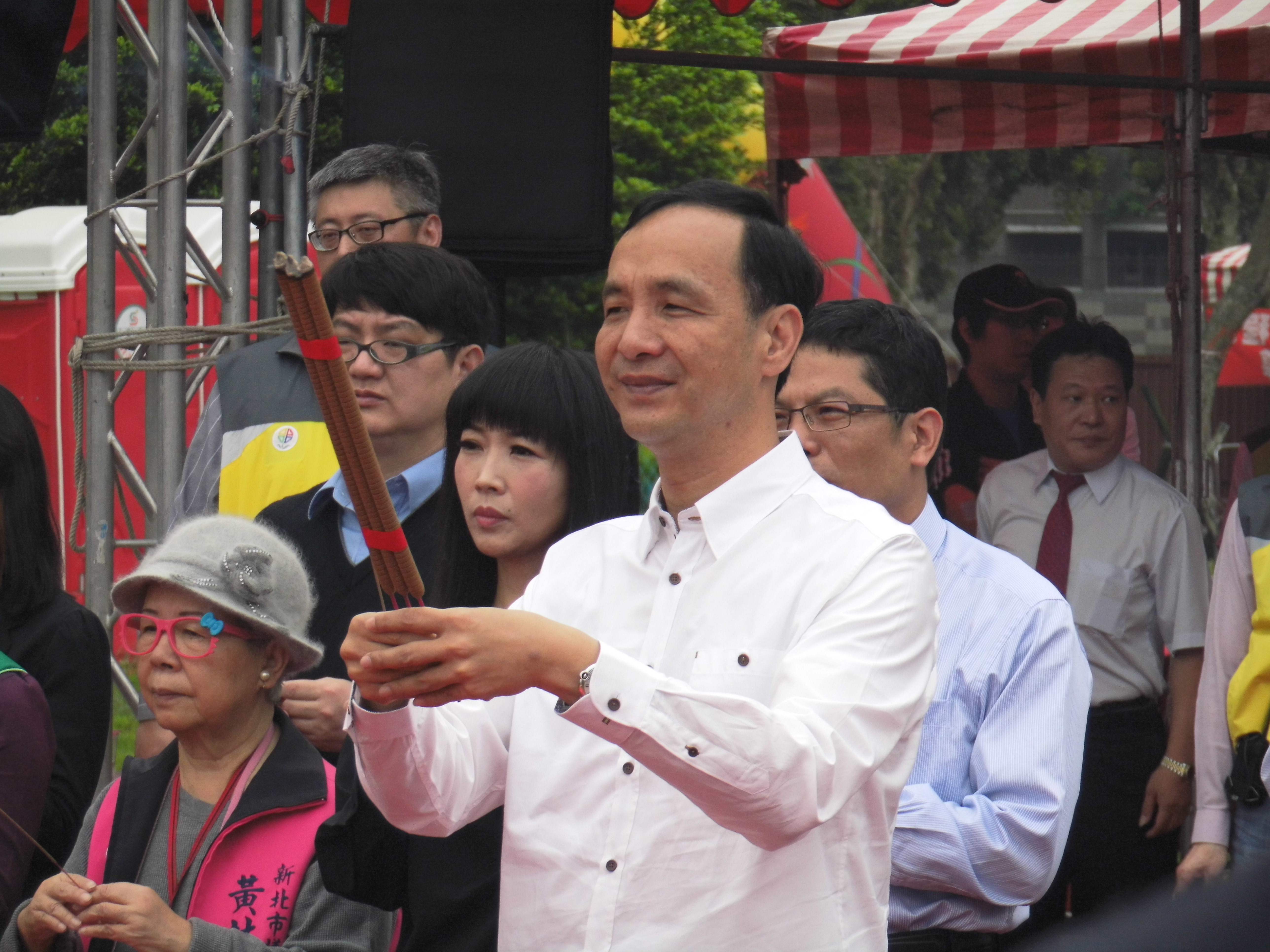 新北市長朱立倫主持開工儀式