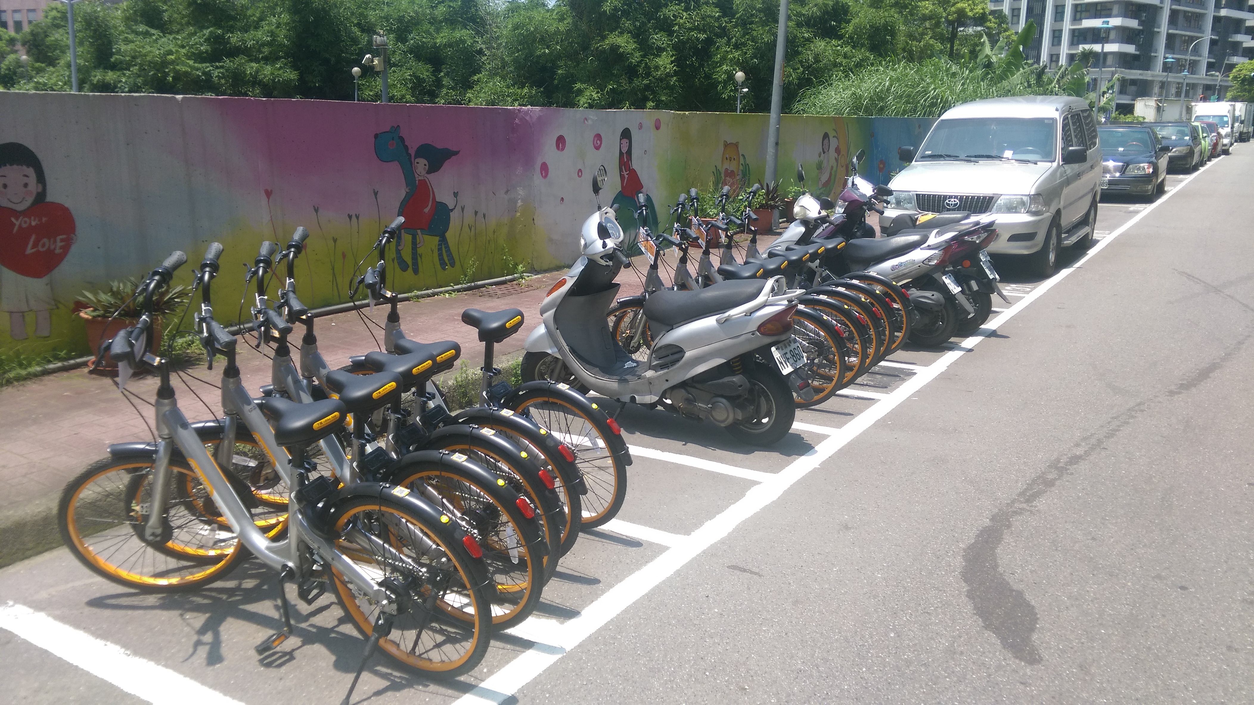 Obike佔用車格1