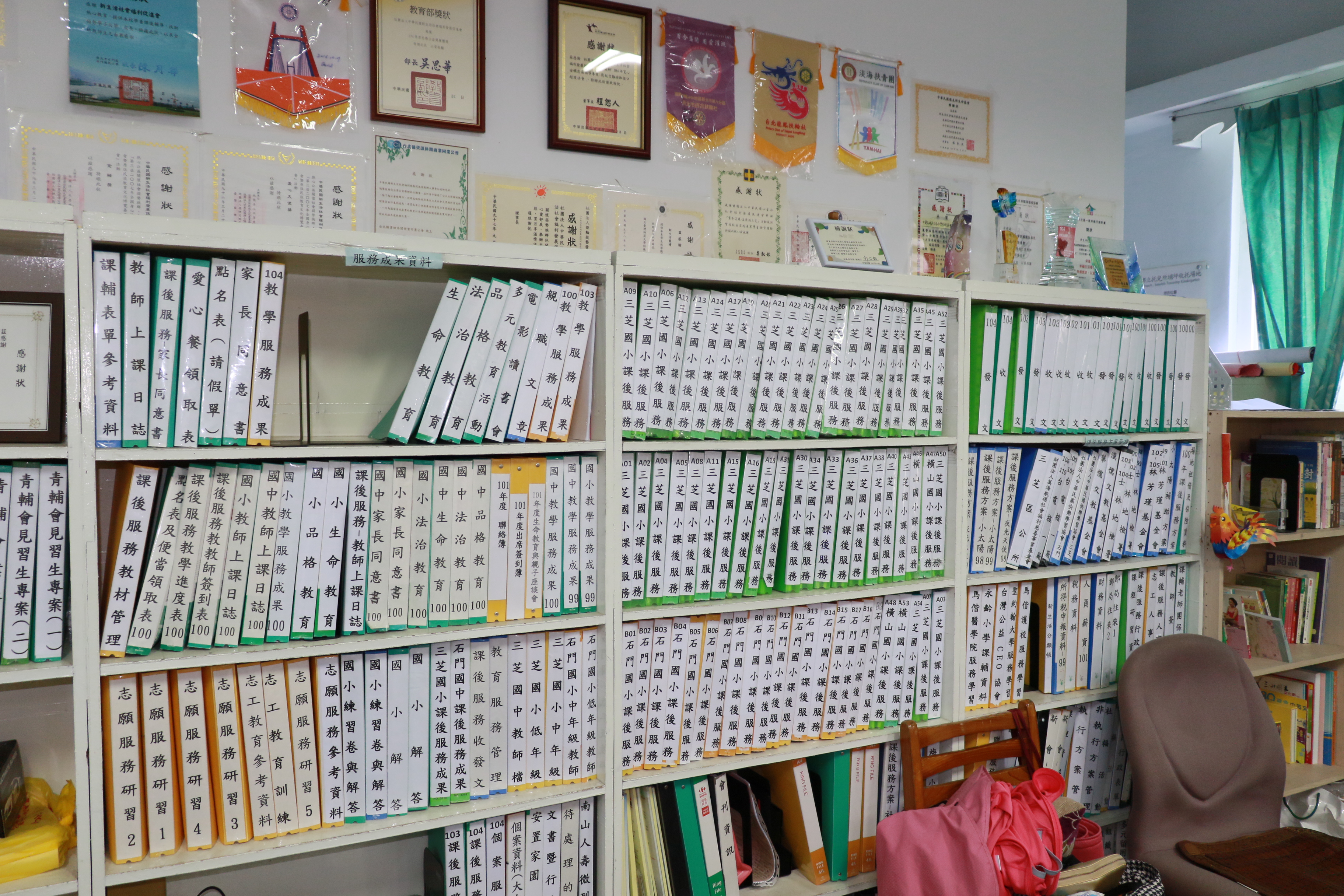 孩子的秘密基地對每個弱勢兒少都有份專屬輔導資料