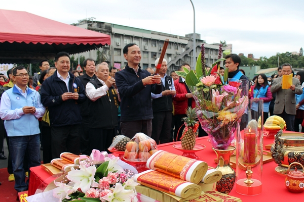 大安市民活動中心動土開工祝禱