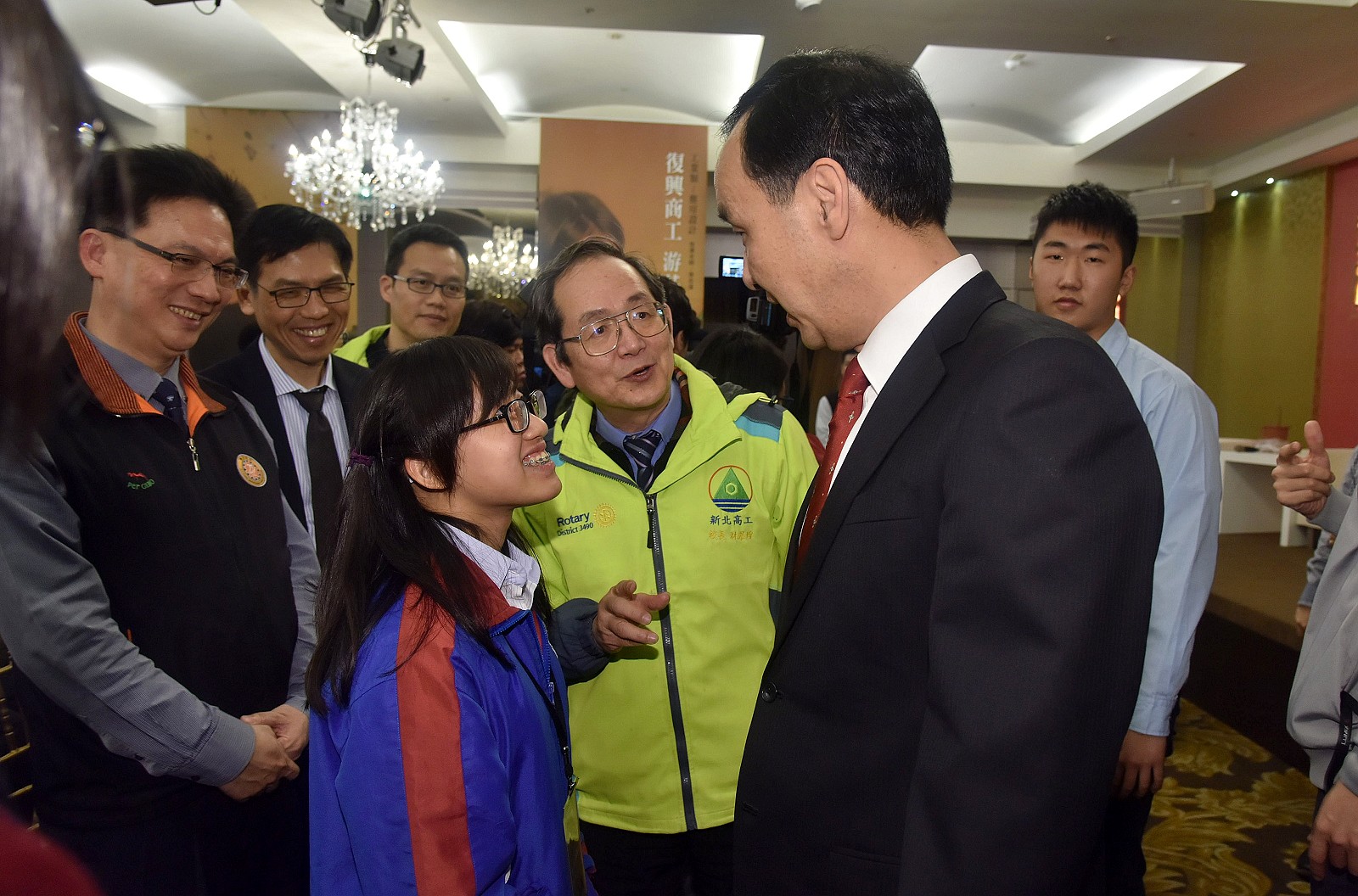 全國高級中等學校學生技藝競賽獲獎學生代表