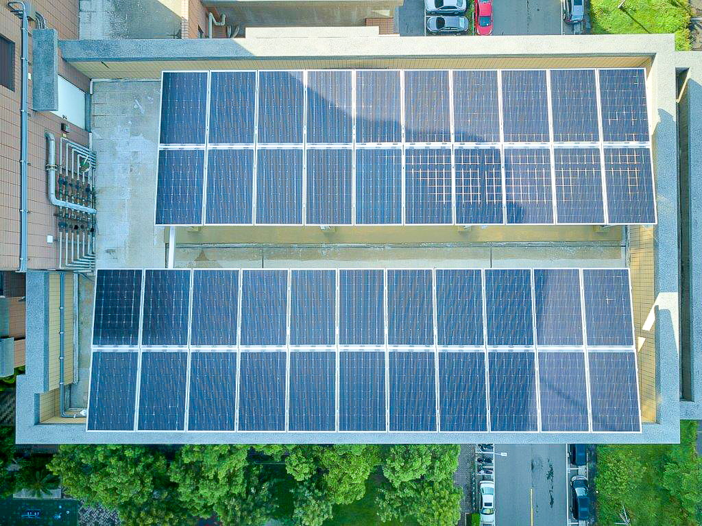 峰景翠峰社區智慧微電網系統空拍圖