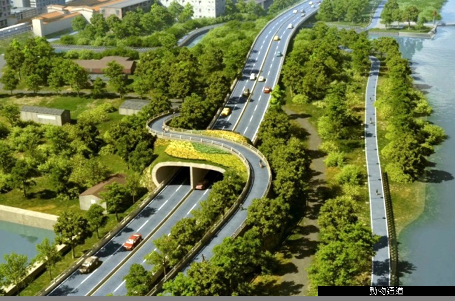 淡北道路之竹圍碼頭前示意圖
