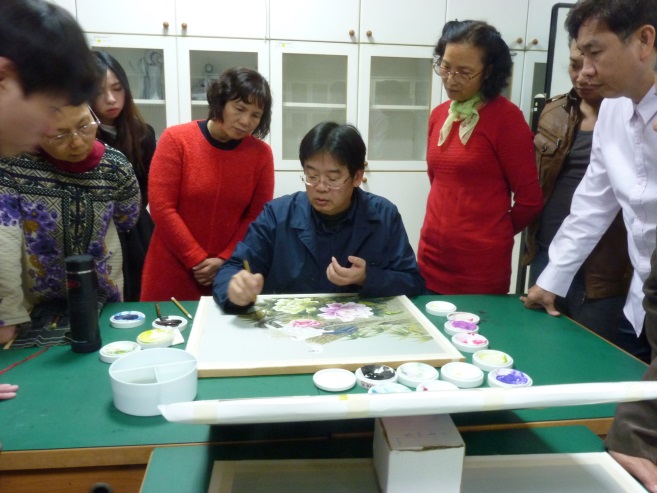 9.進修部學校膠彩畫創作