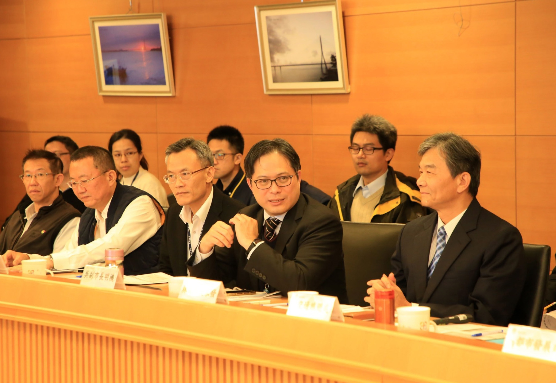 新北市吳明機副市長與基隆市林永發副市長意見交流討論