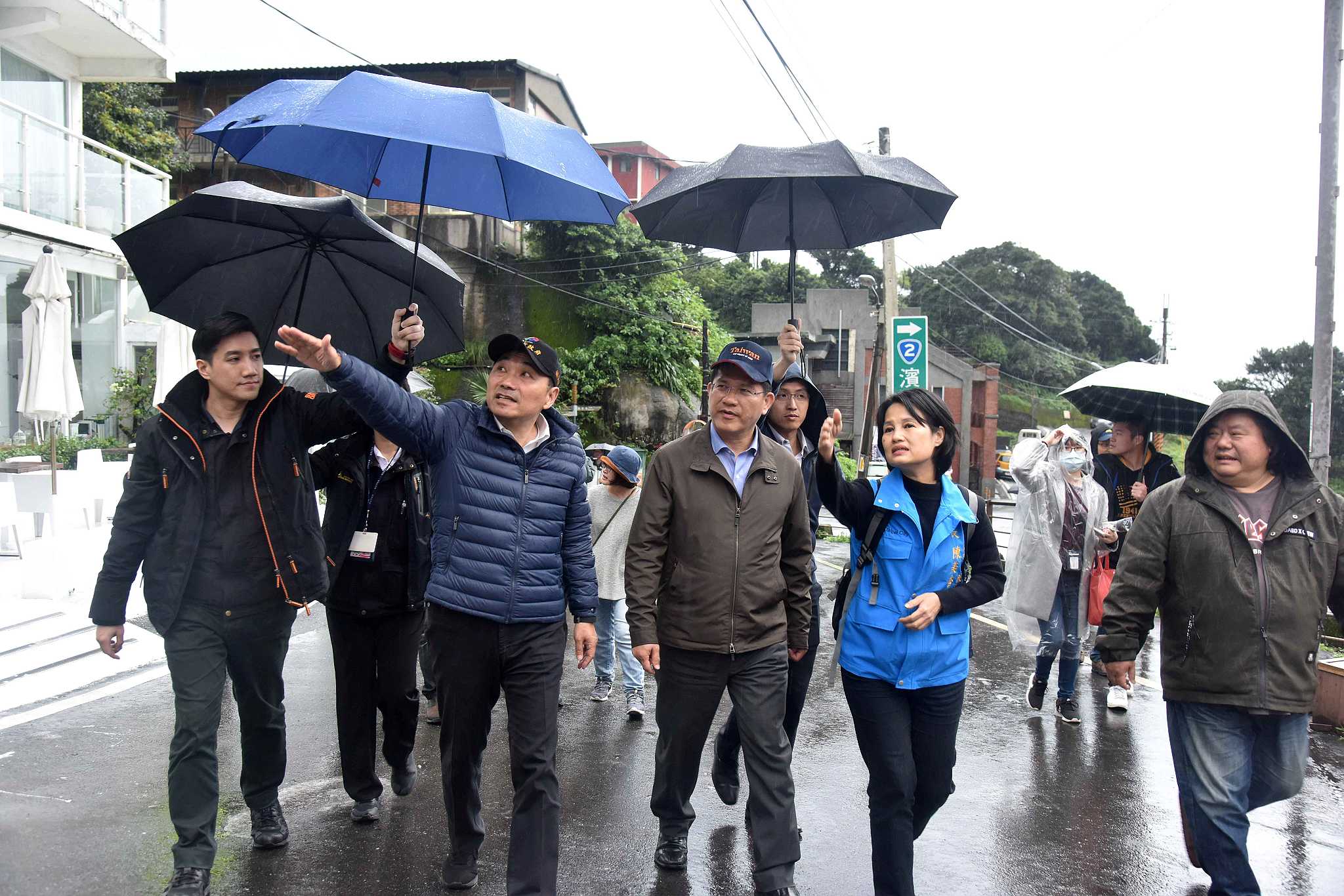 侯友宜市長邀請林佳龍部長參訪水湳洞