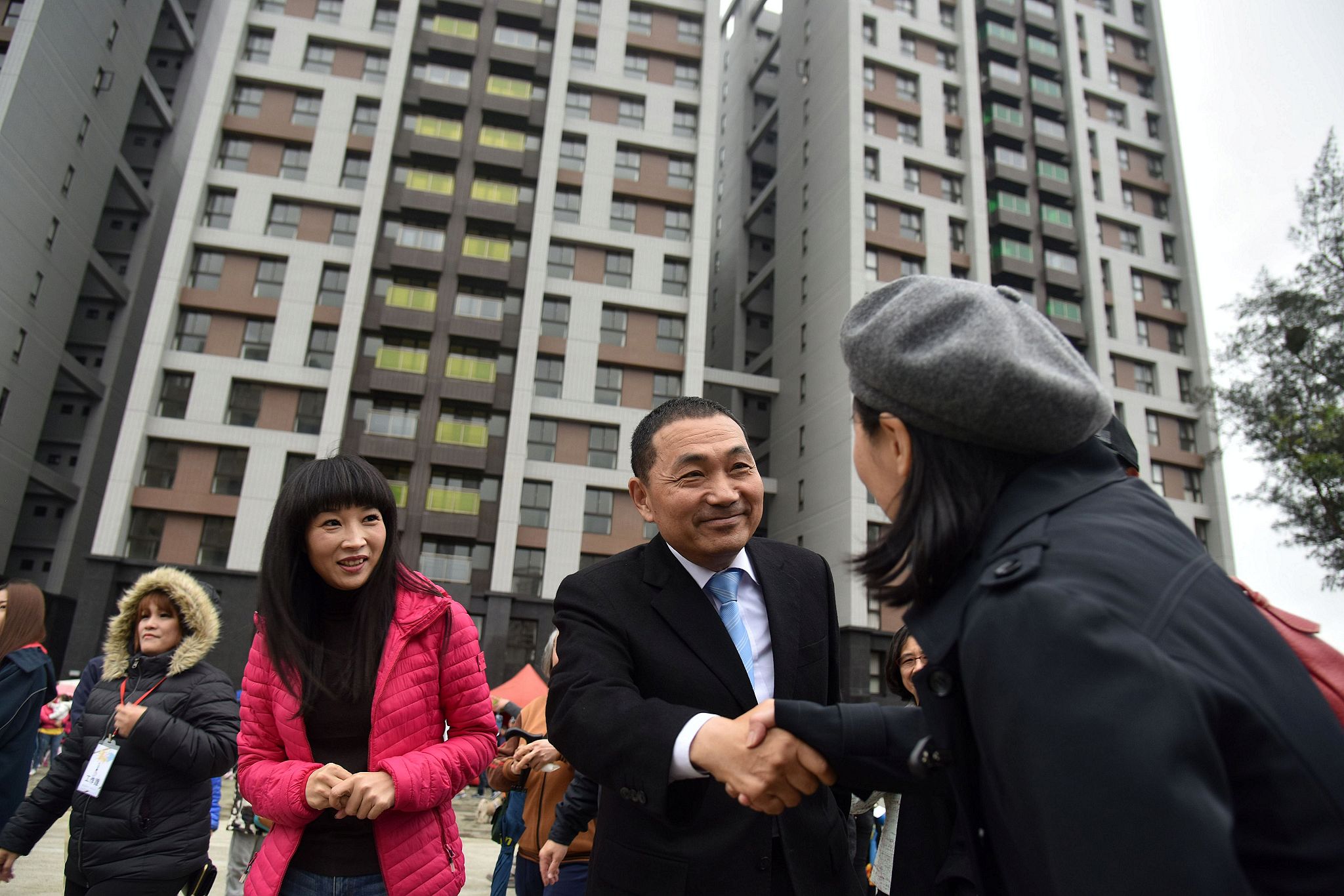 侯市長與林口社宅民眾分享入厝的喜悅