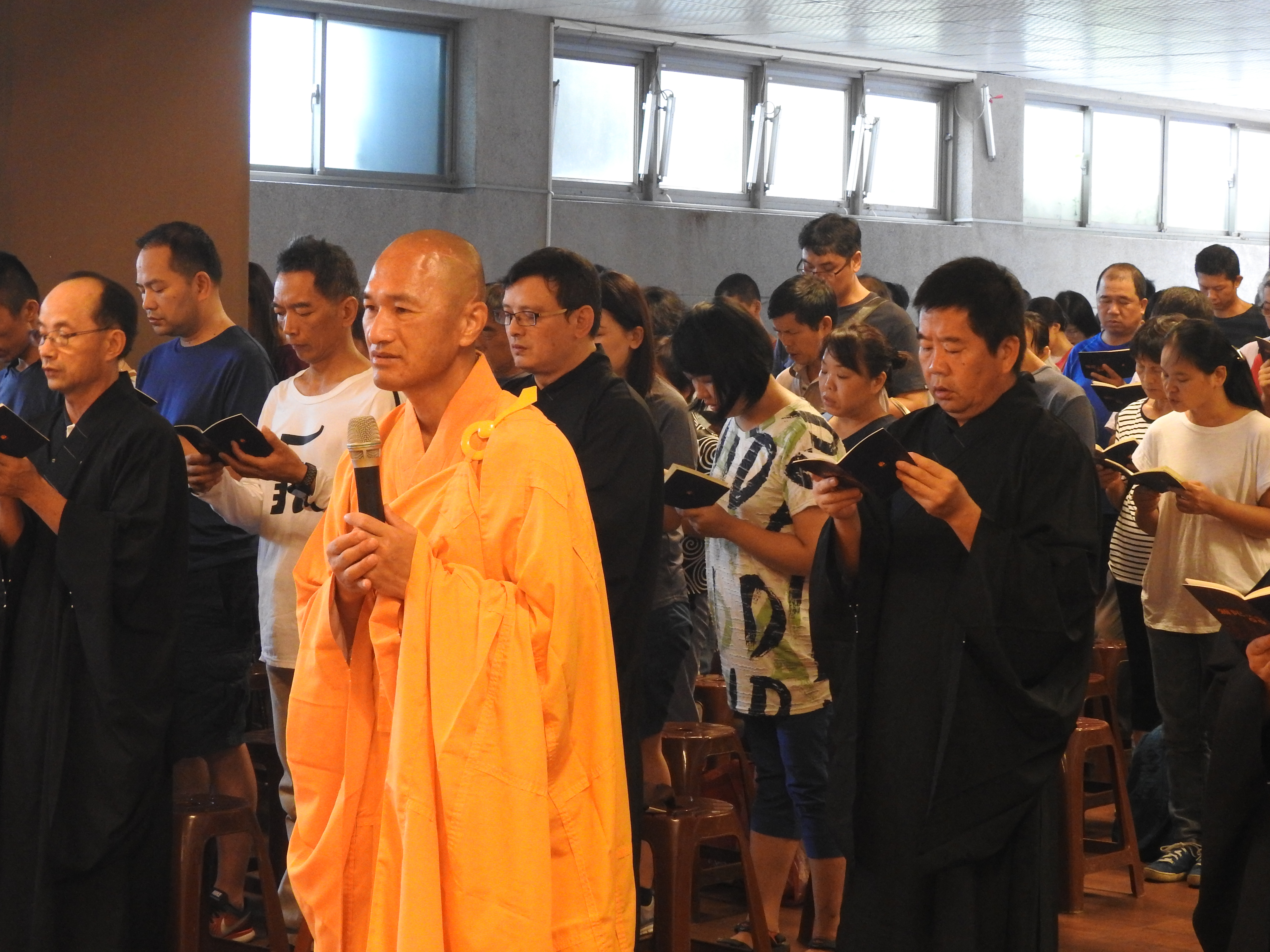 敦聘法鼓山法師舉行春祭法會