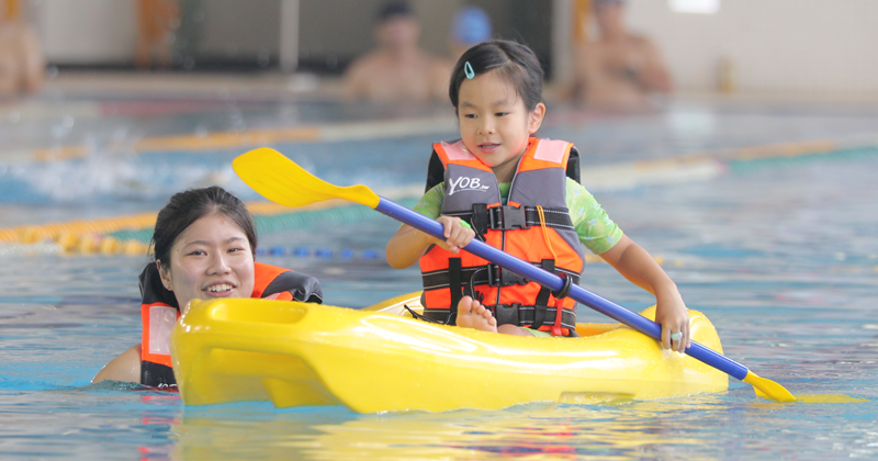 淡水運動中心獨木舟體驗