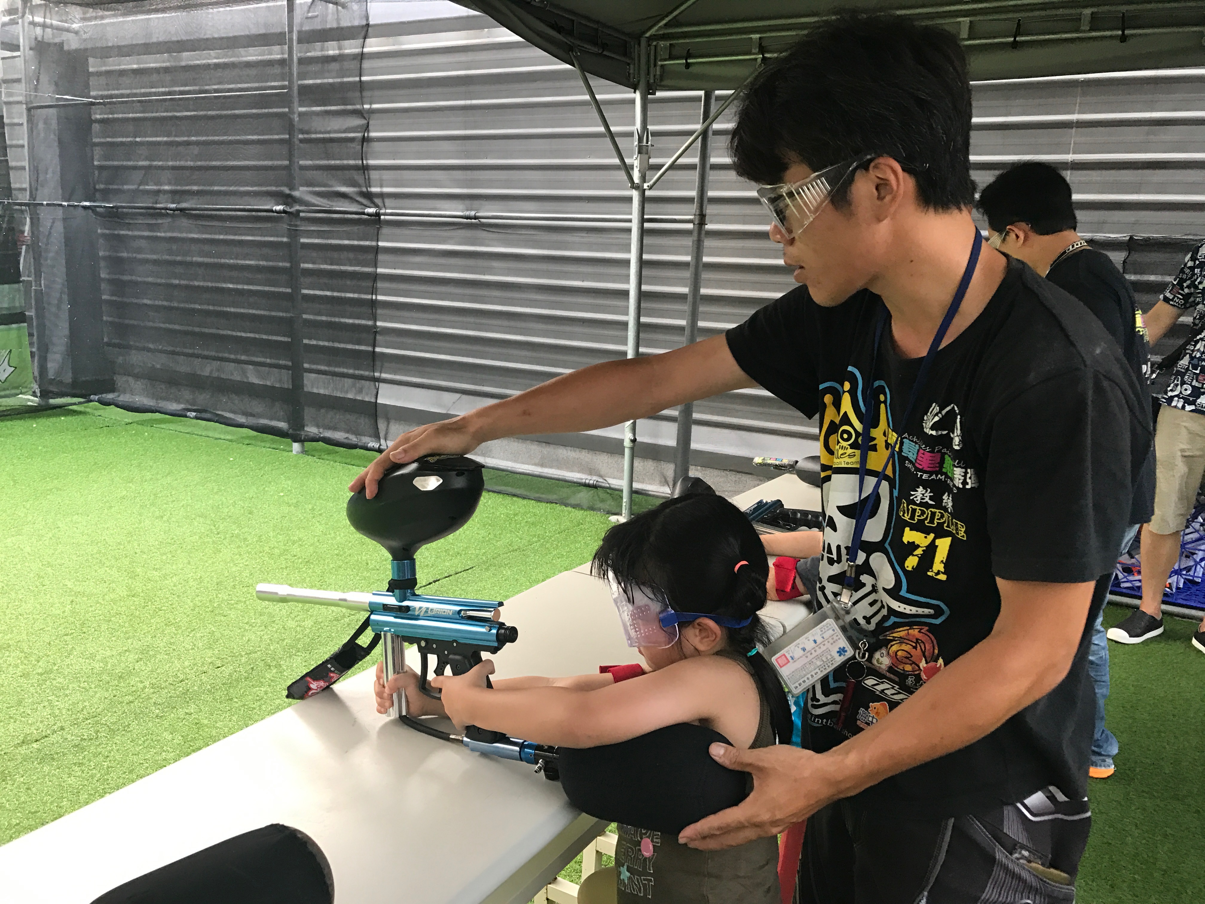 永和運動中心漆彈定把體驗