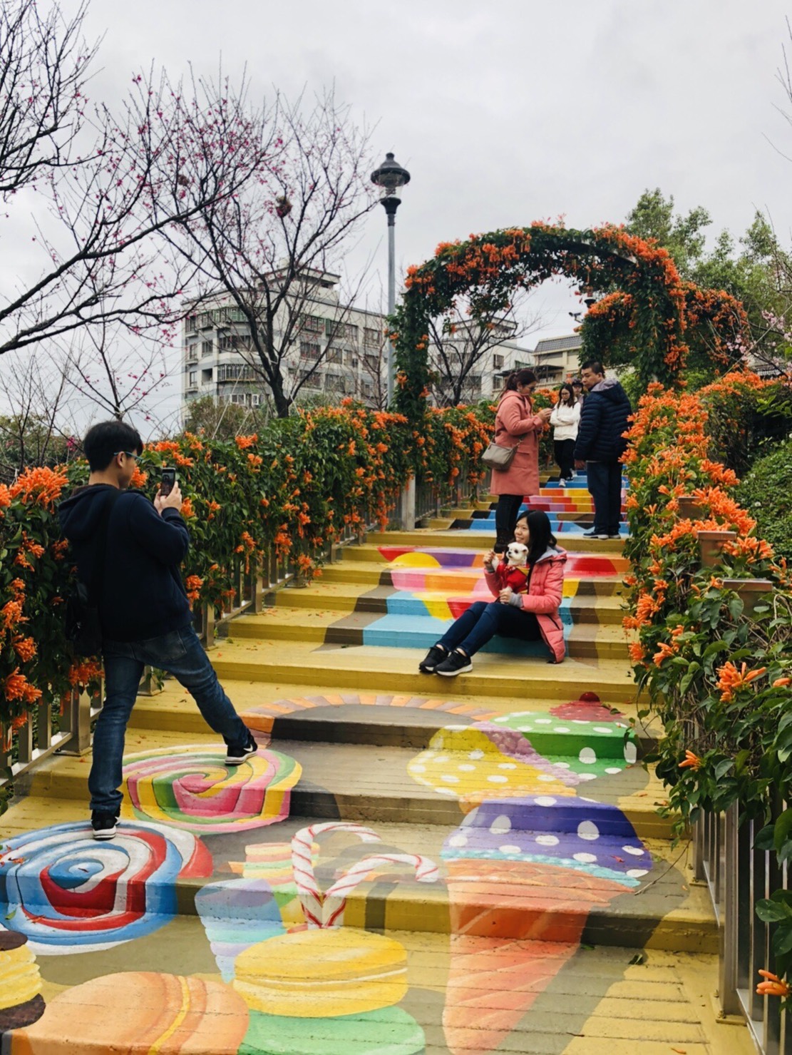 永吉公園3D彩繪短時間內已成為IG打卡新熱點