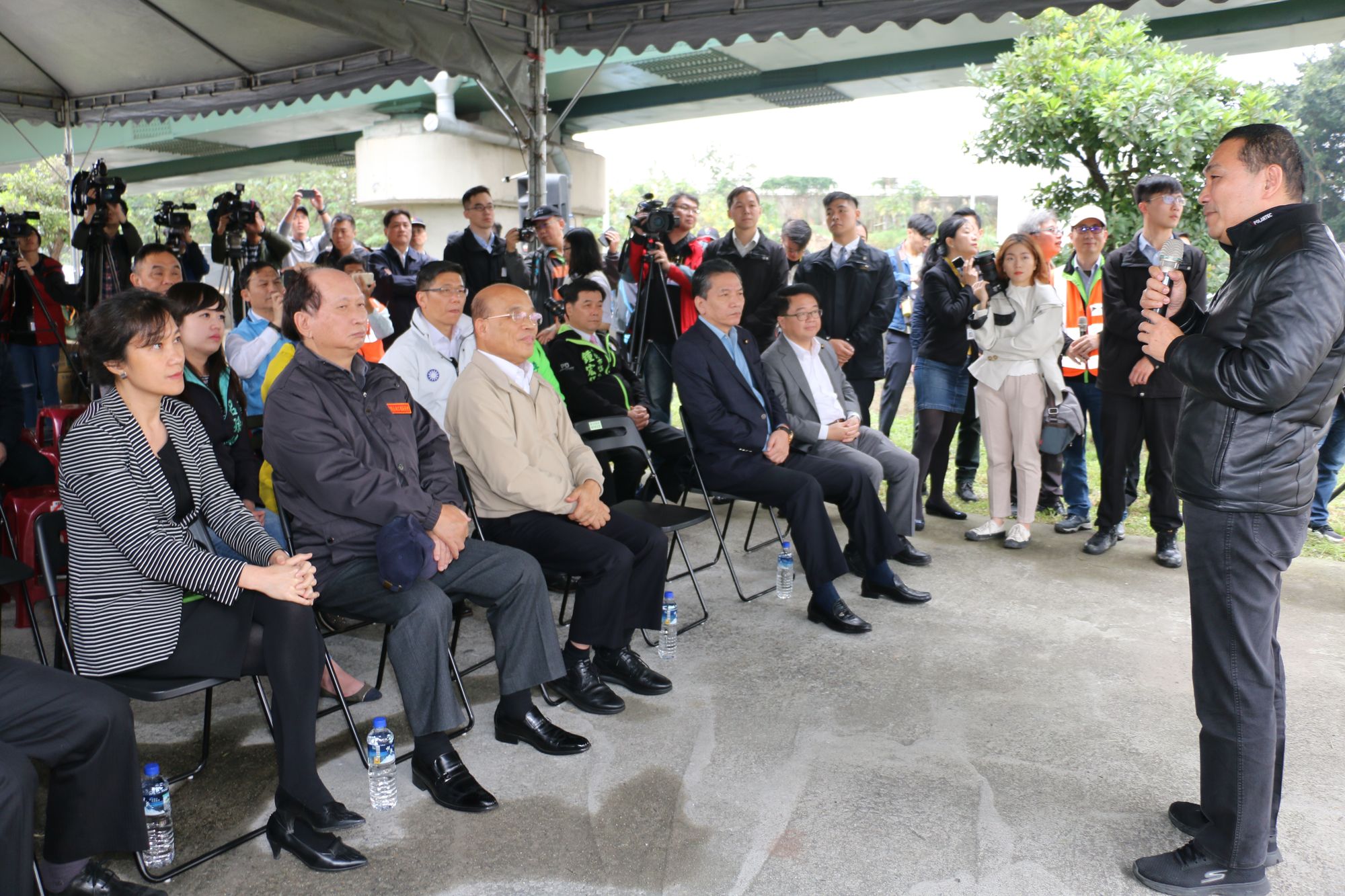 新北市長侯友宜呼籲中央加速推動五股交流道改善工程