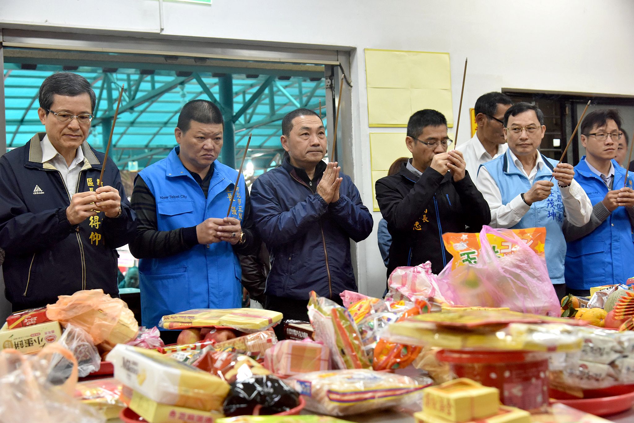 侯友宜市長關心五股孝恩堂清明掃墓情形