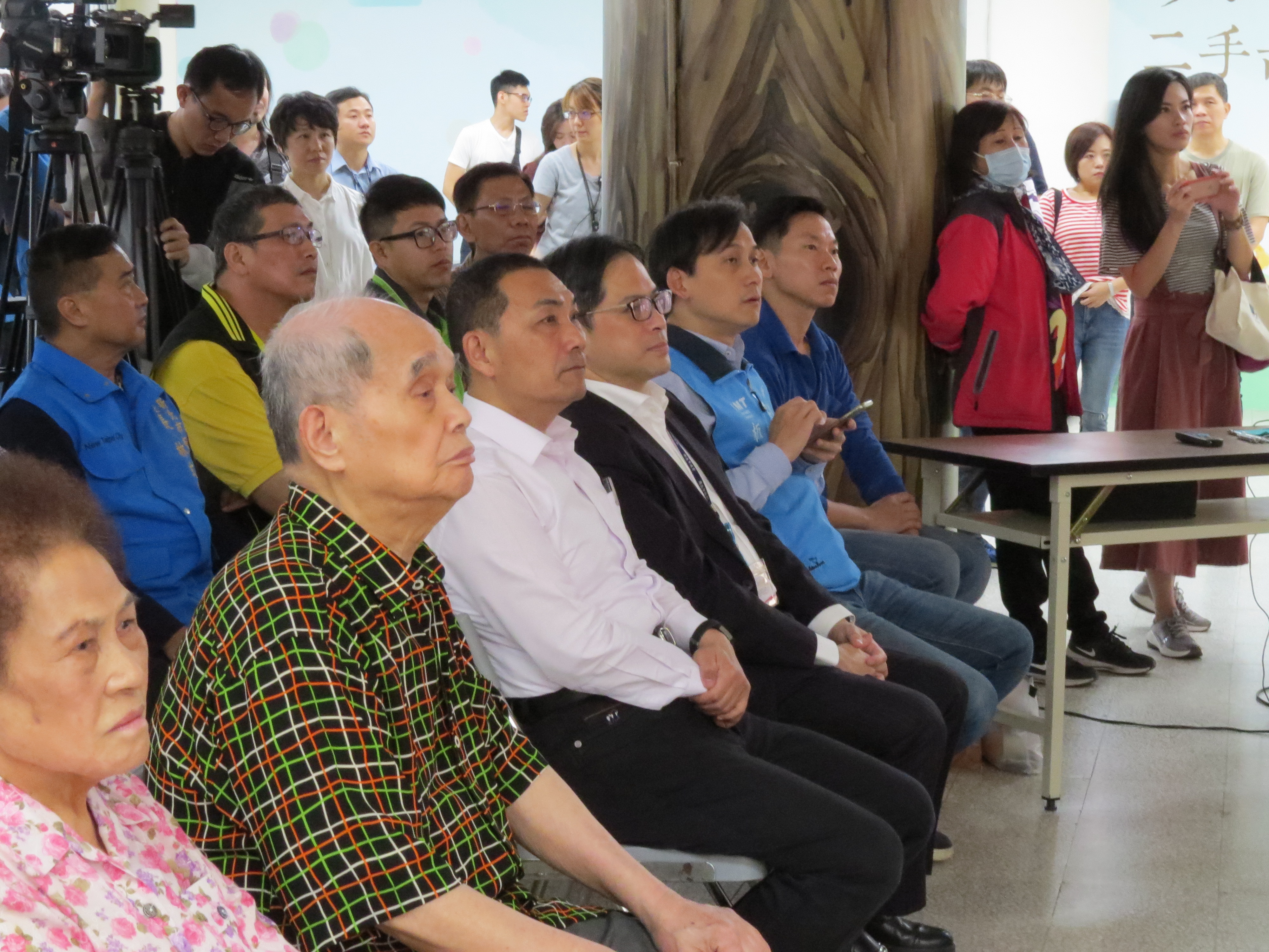 圖說：侯市長出席新北市場改造計畫記者會。