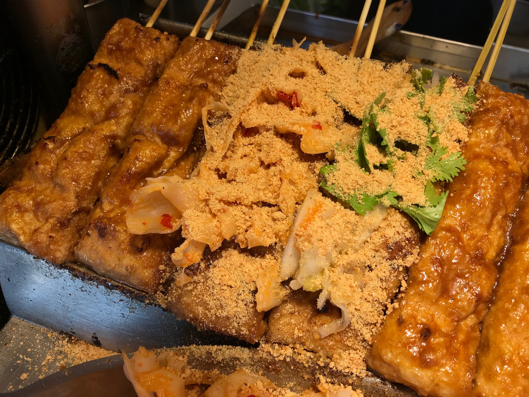深坑除了可以賞桐外，也有許多美味的豆腐料理