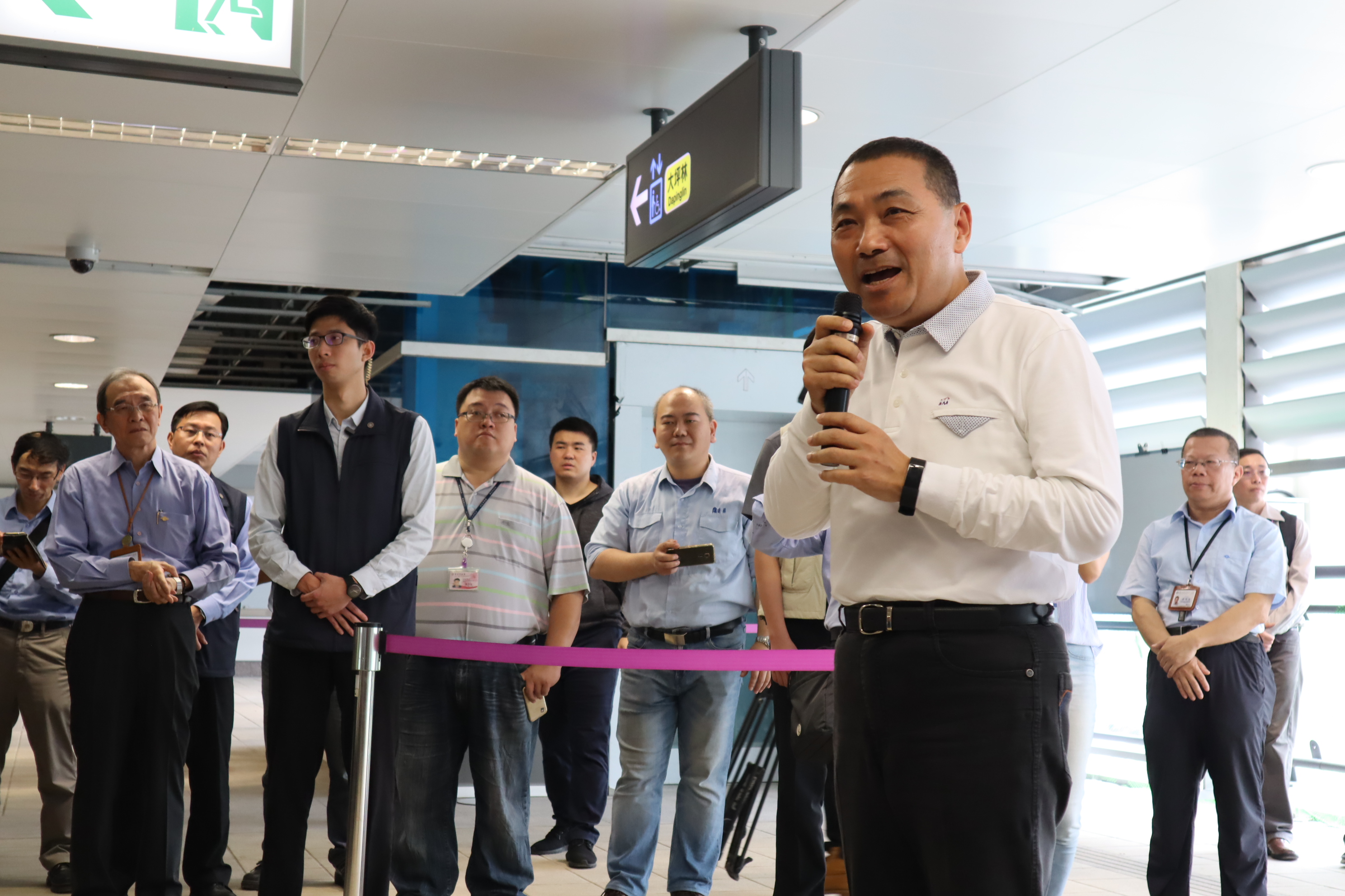 新北市長侯友宜於活動中致詞
