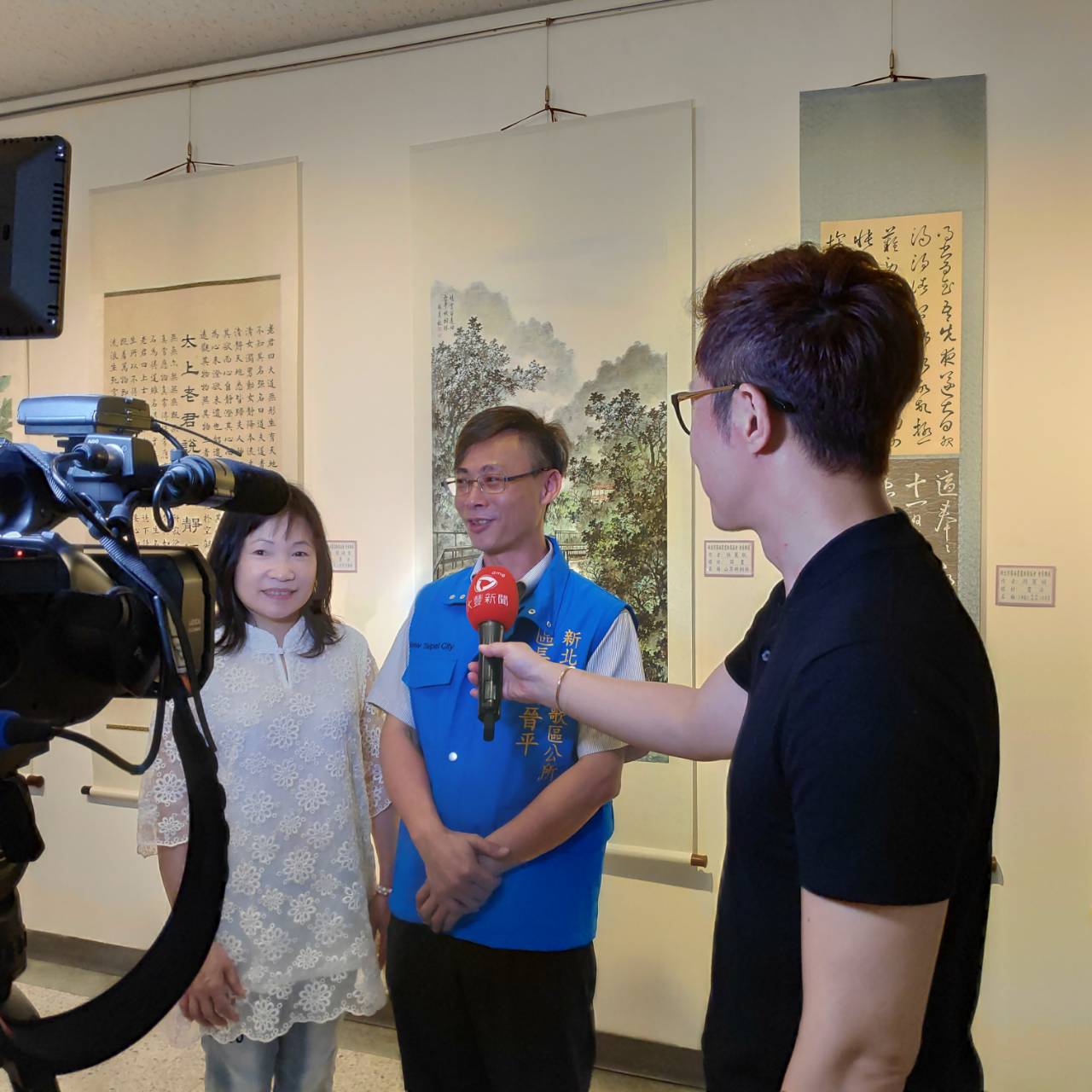 鶯歌區公所「性別主流藝術展」記者會