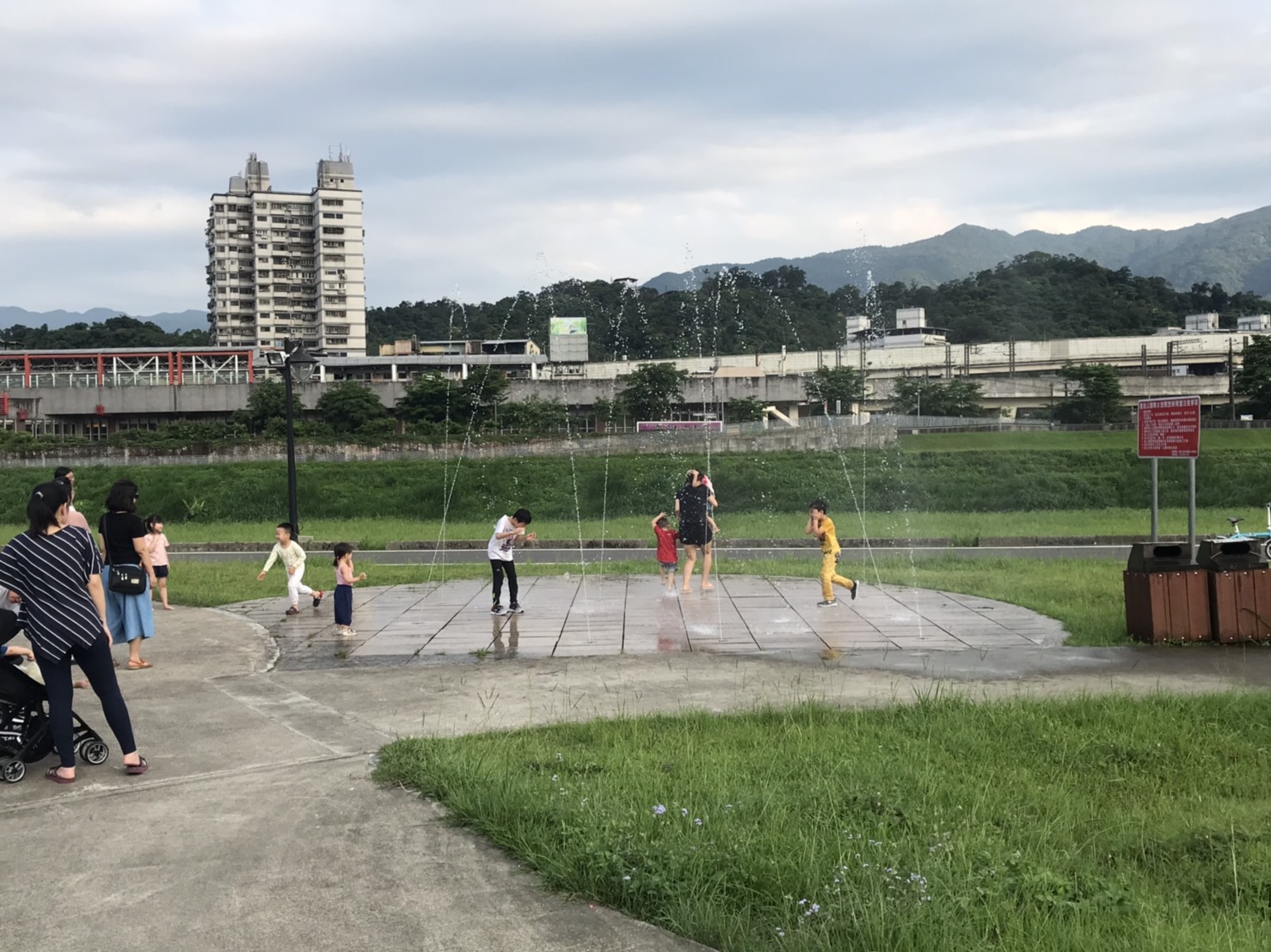 汐止星座公園戲水噴泉