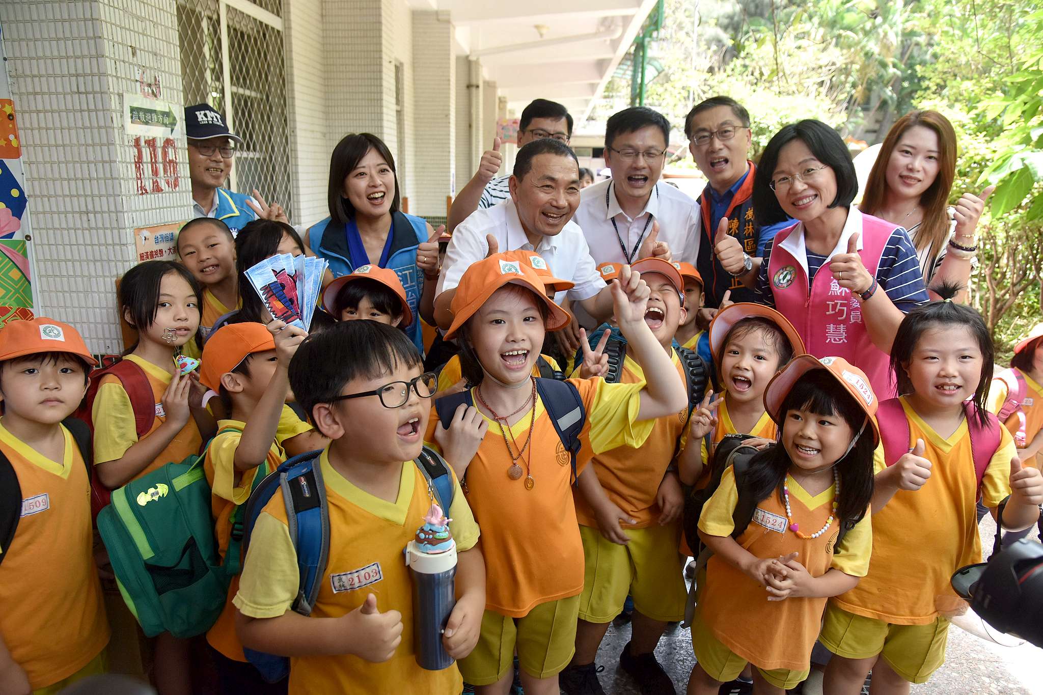 侯友宜市長表示，異國美食不僅可豐富校園營養午餐，也讓學生從餐桌上學習包容、尊重、關懷異國文化，是很棒的國際教育。