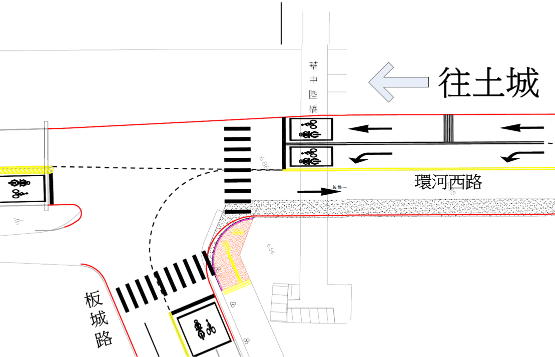 環河西路與板城路口設計圖
