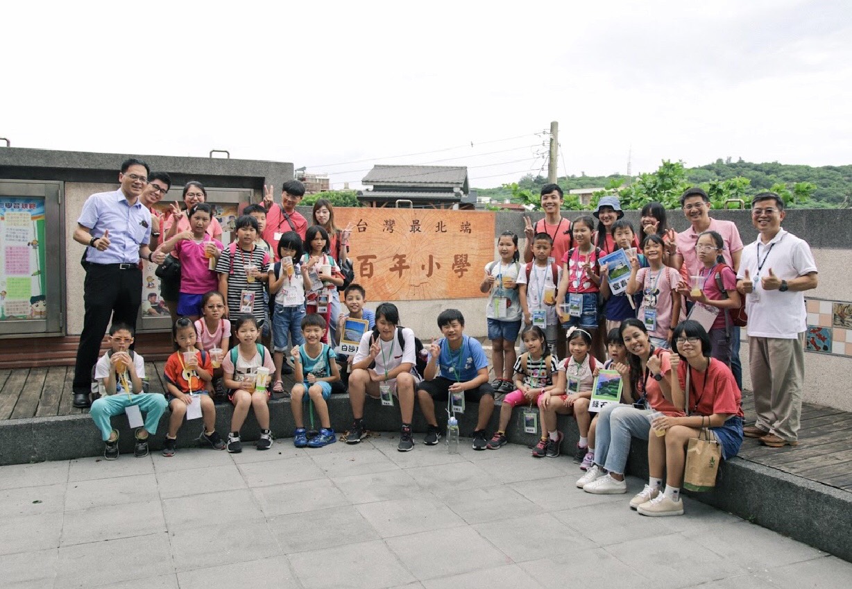 石門老梅國小向下紮跟活動合照