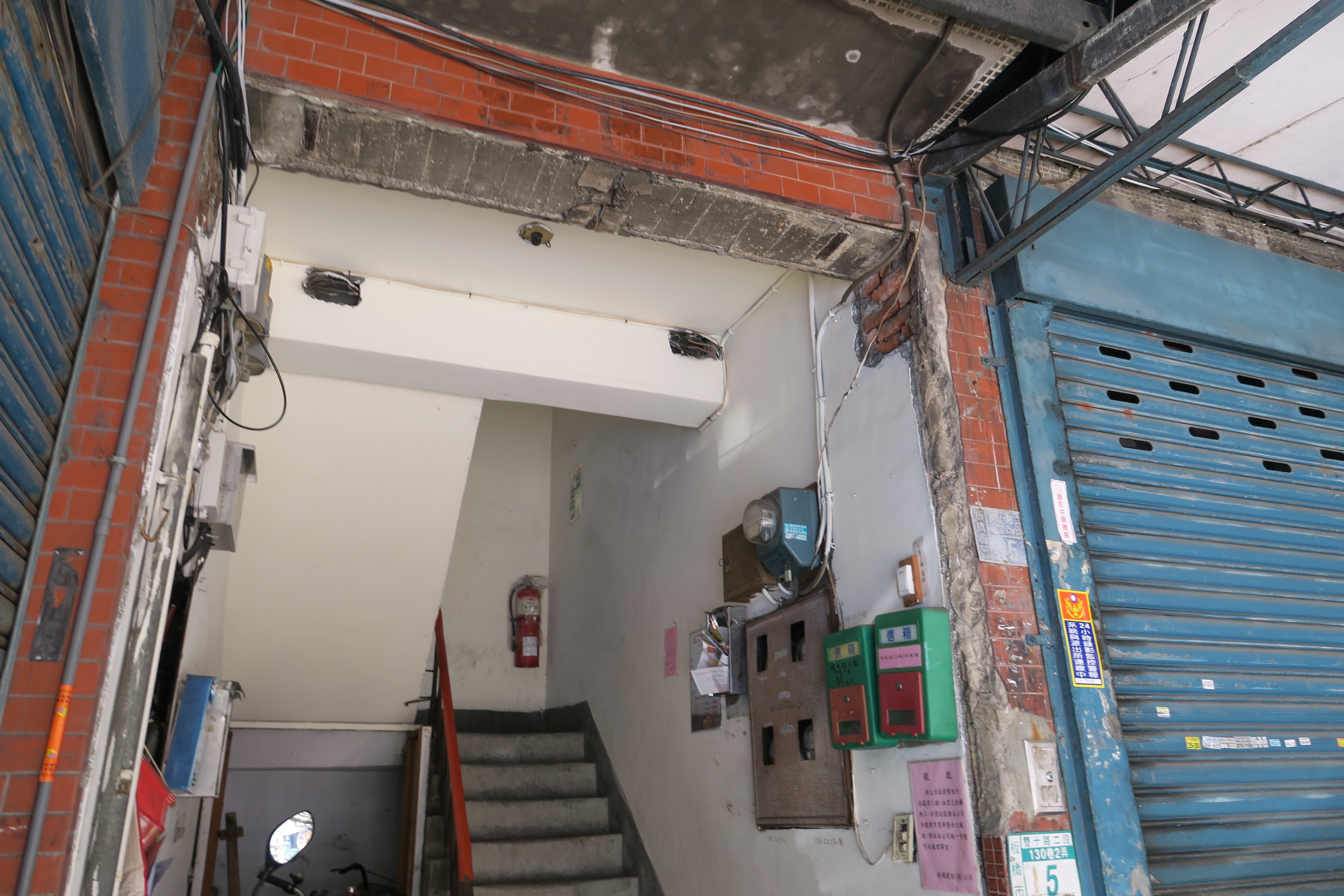 板橋江子翠危老重建前建築物呈現老舊樣貌