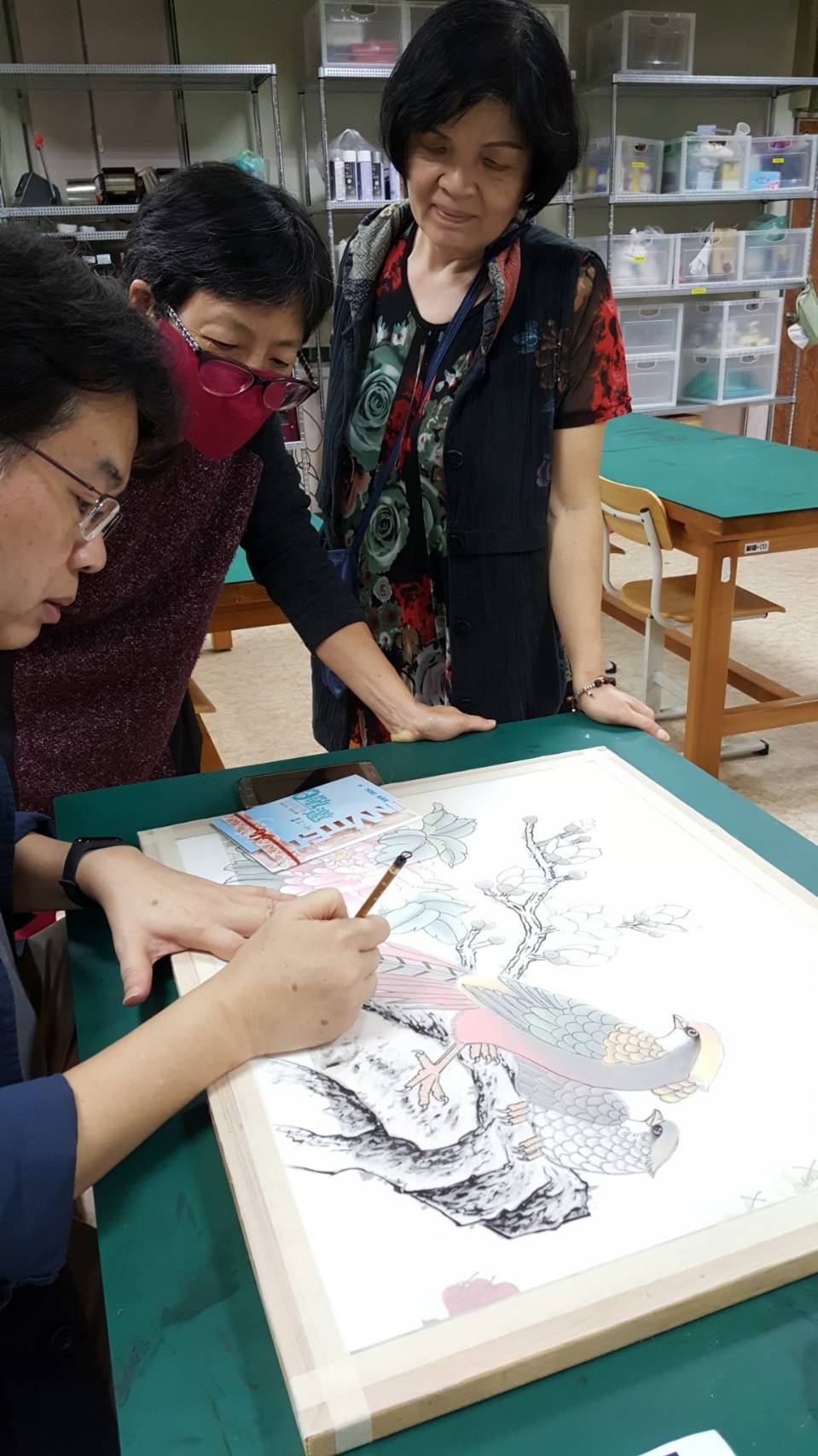 《蕭正一主任膠彩畫教學》