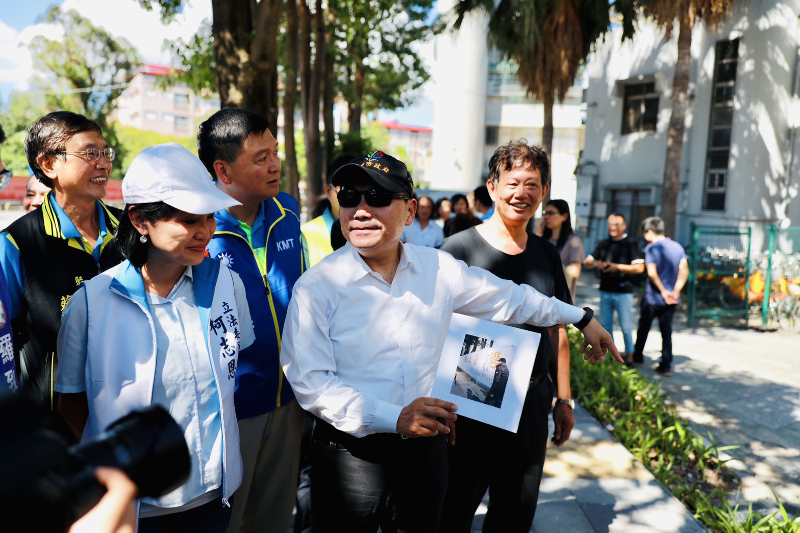 侯市長友宜表示變身後的綠色廊道將成為板橋的新亮點