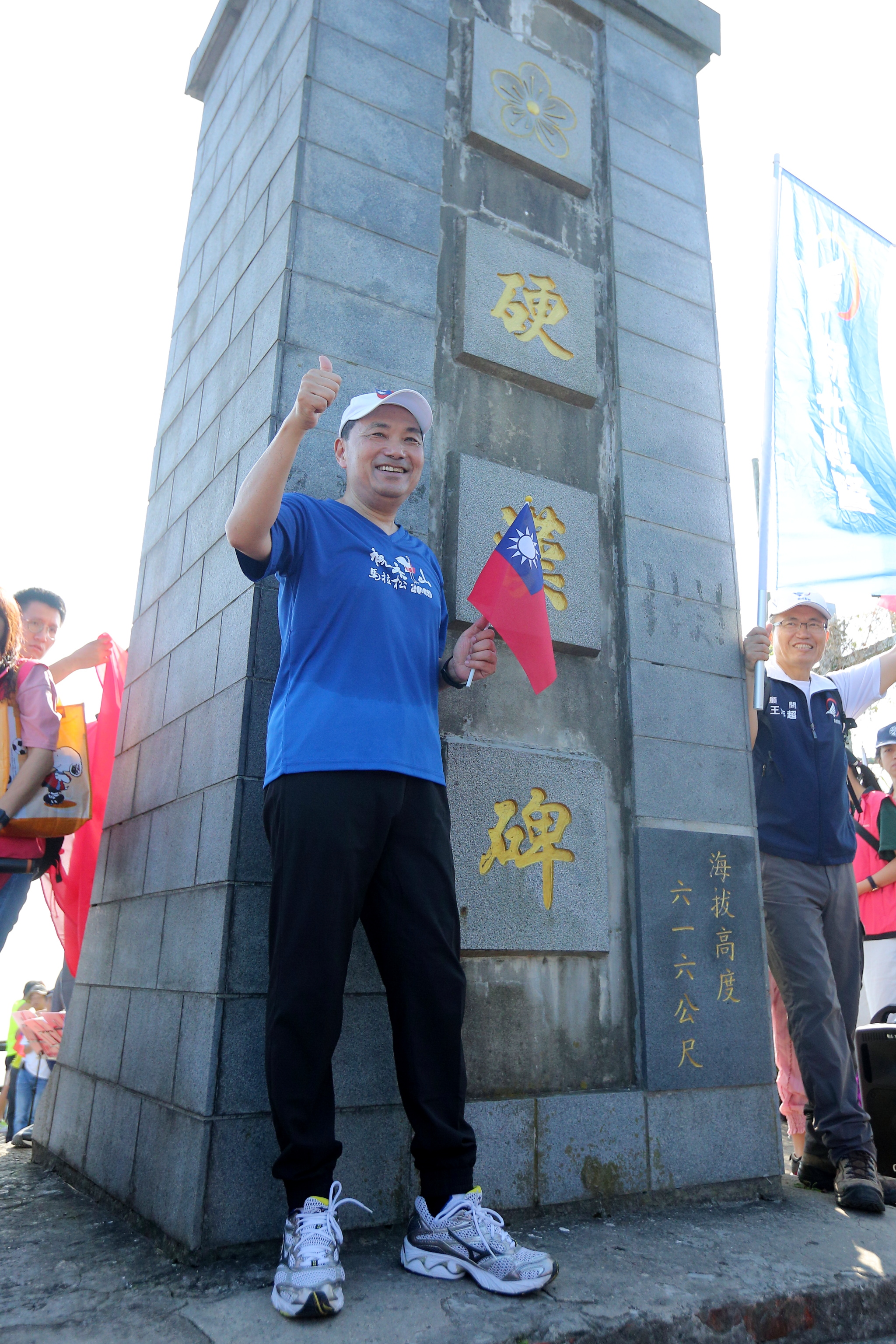 侯友宜市長挑戰自我，展現不畏艱難的硬漢精神