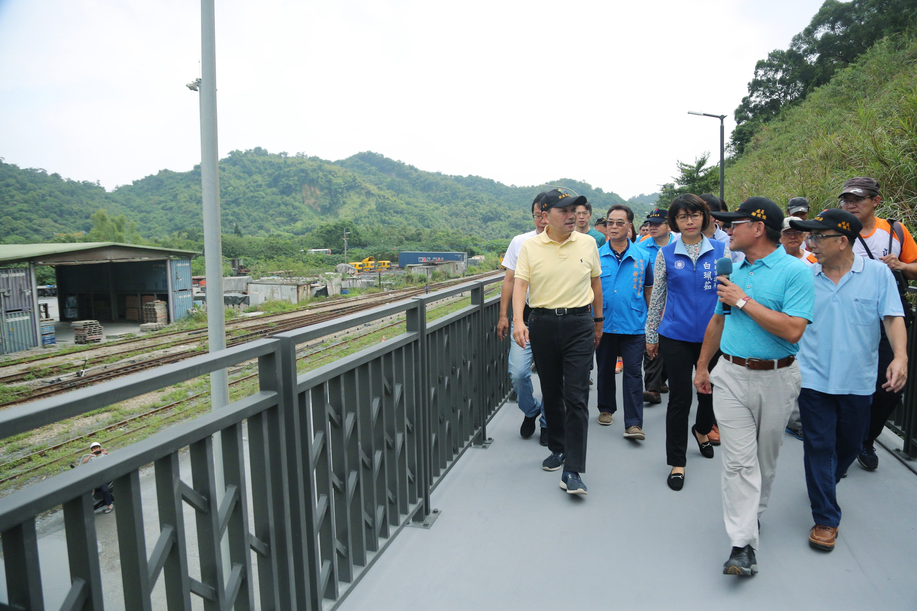 「新北基隆河自行車道」完工，侯友宜市長實地走訪視察