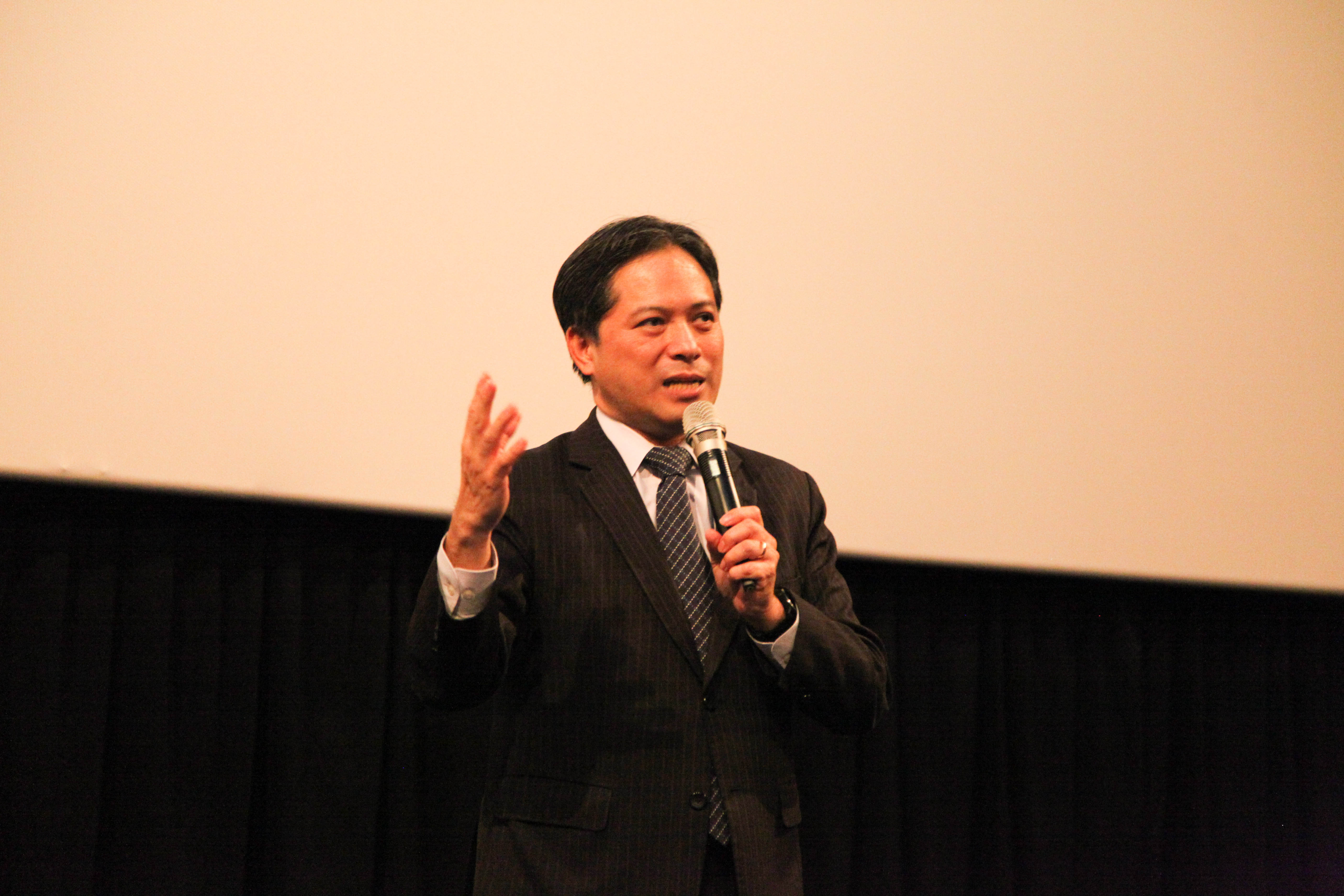 新北市吳明機副市長於「聖人大盜」電影特映會致詞，表示將藉由鼓勵區塊鏈相關產業發展，讓更多相關應用能在新北市落地。