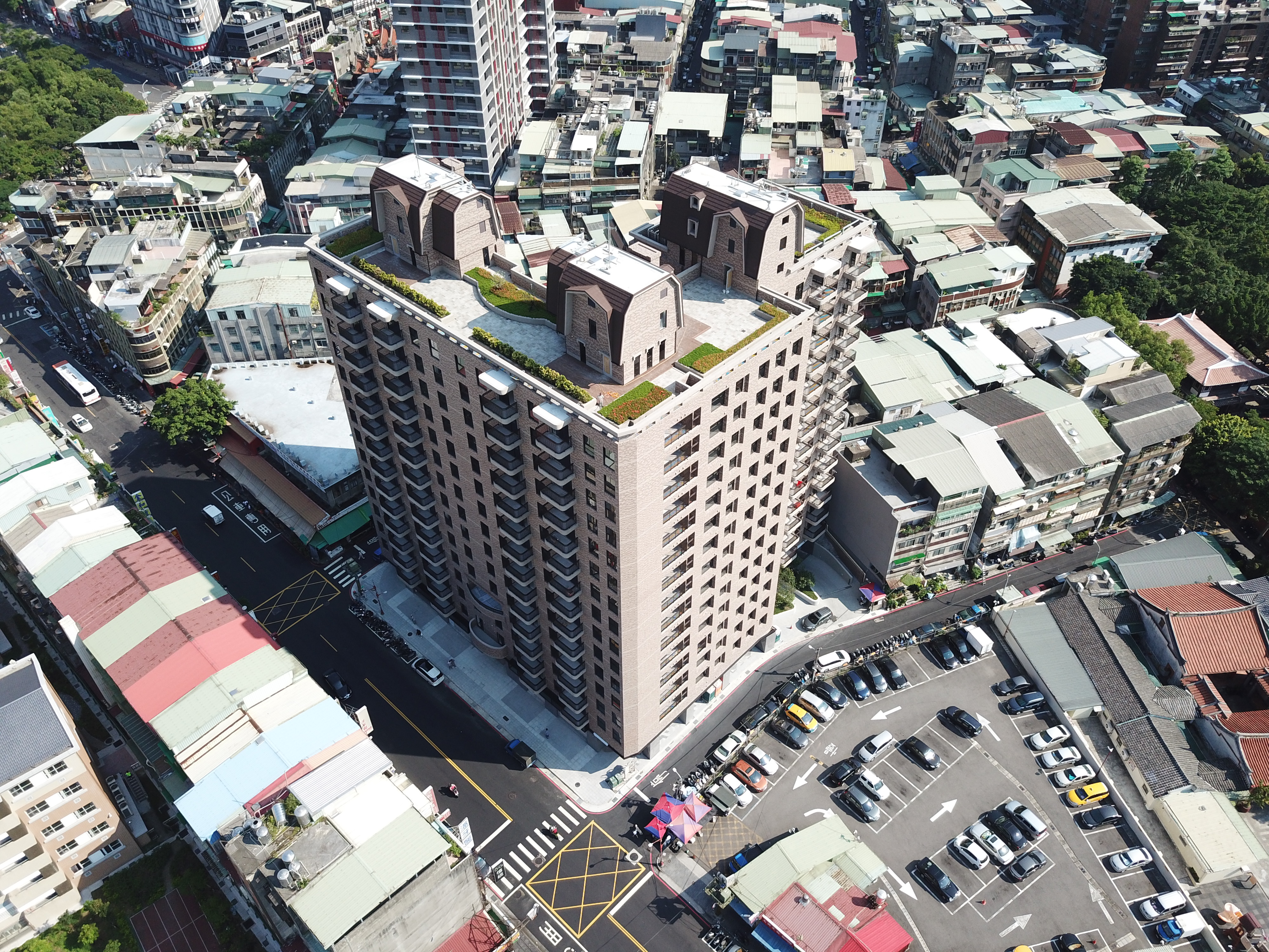 新北市板橋區北門街商業區都市更新事業-更新後現況鳥瞰照