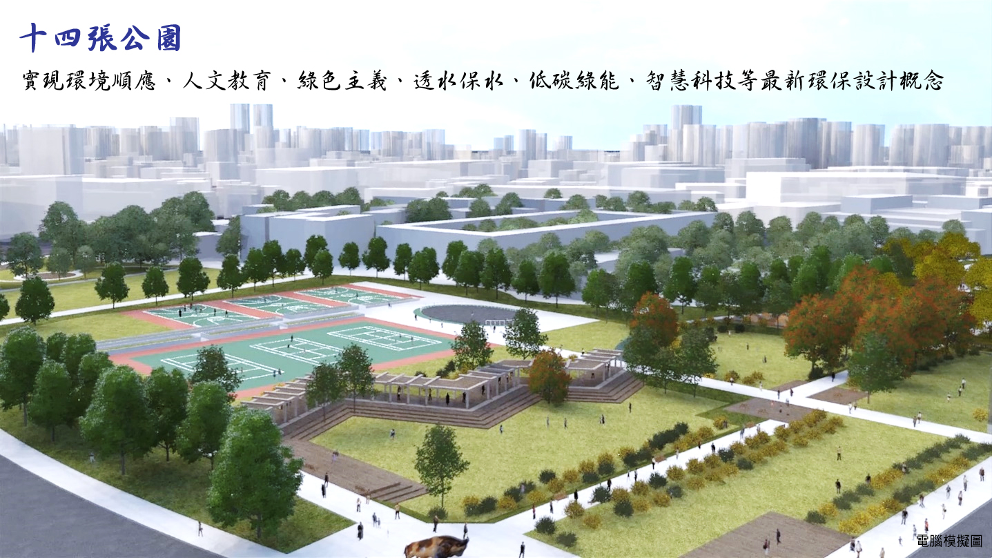 公園規劃模擬圖