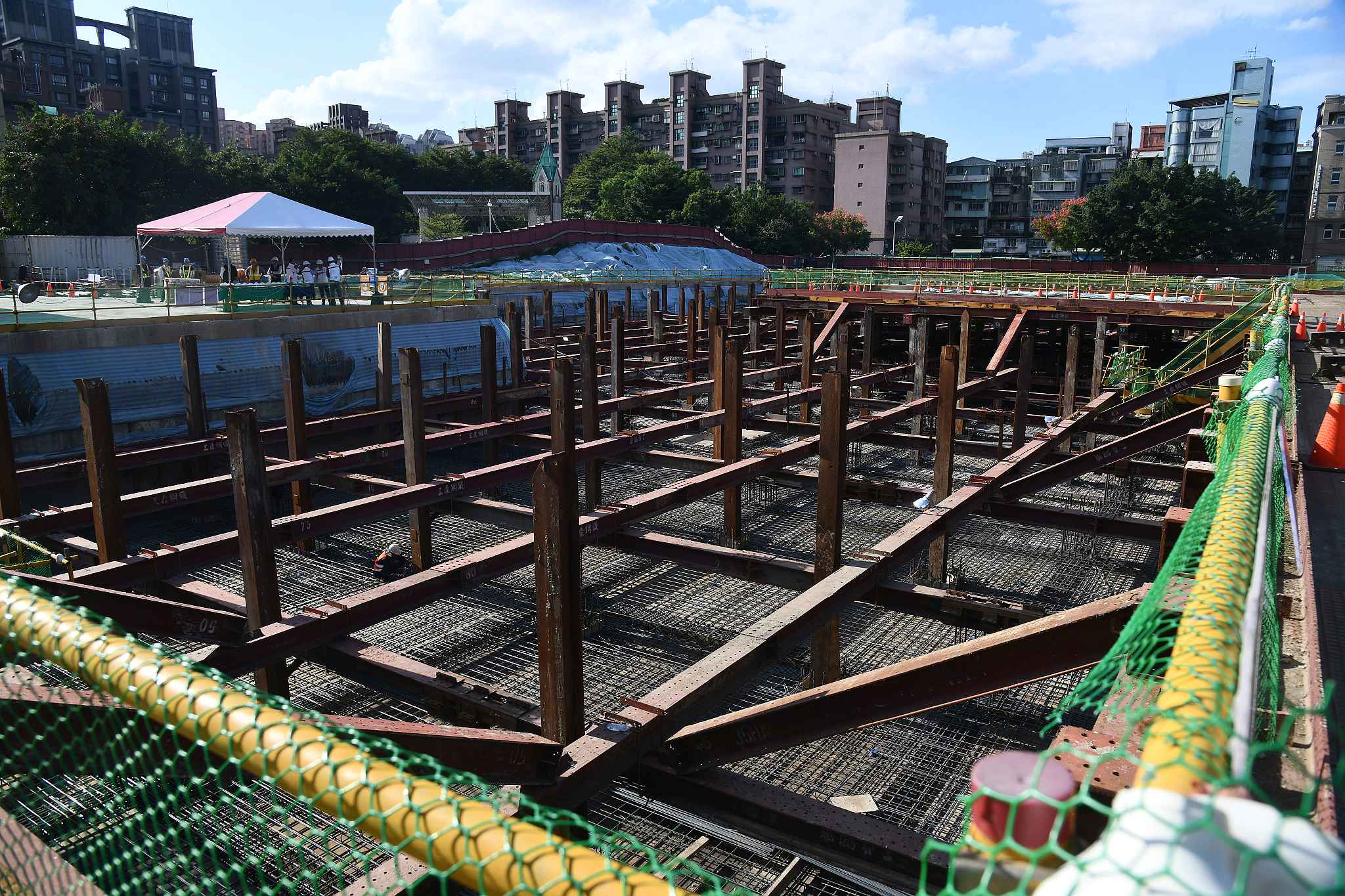 市府投入總工程經費6.85億元，建置音樂公園地下三層停車場