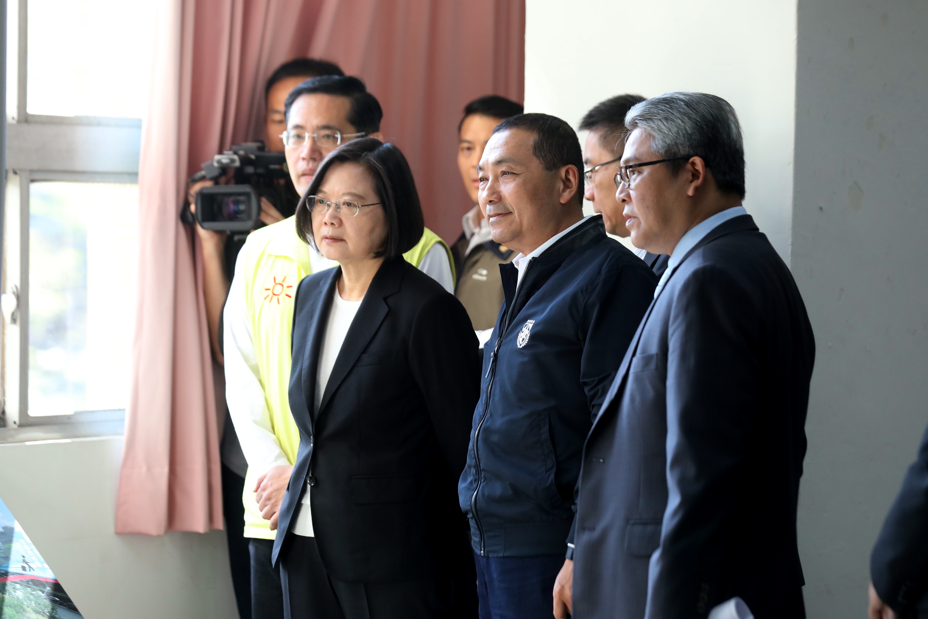 侯友宜市長陪同蔡英文總統關心「警政署保二總隊基地規劃興辦警消社會住宅及辦公廳舍公辦都更」進度
