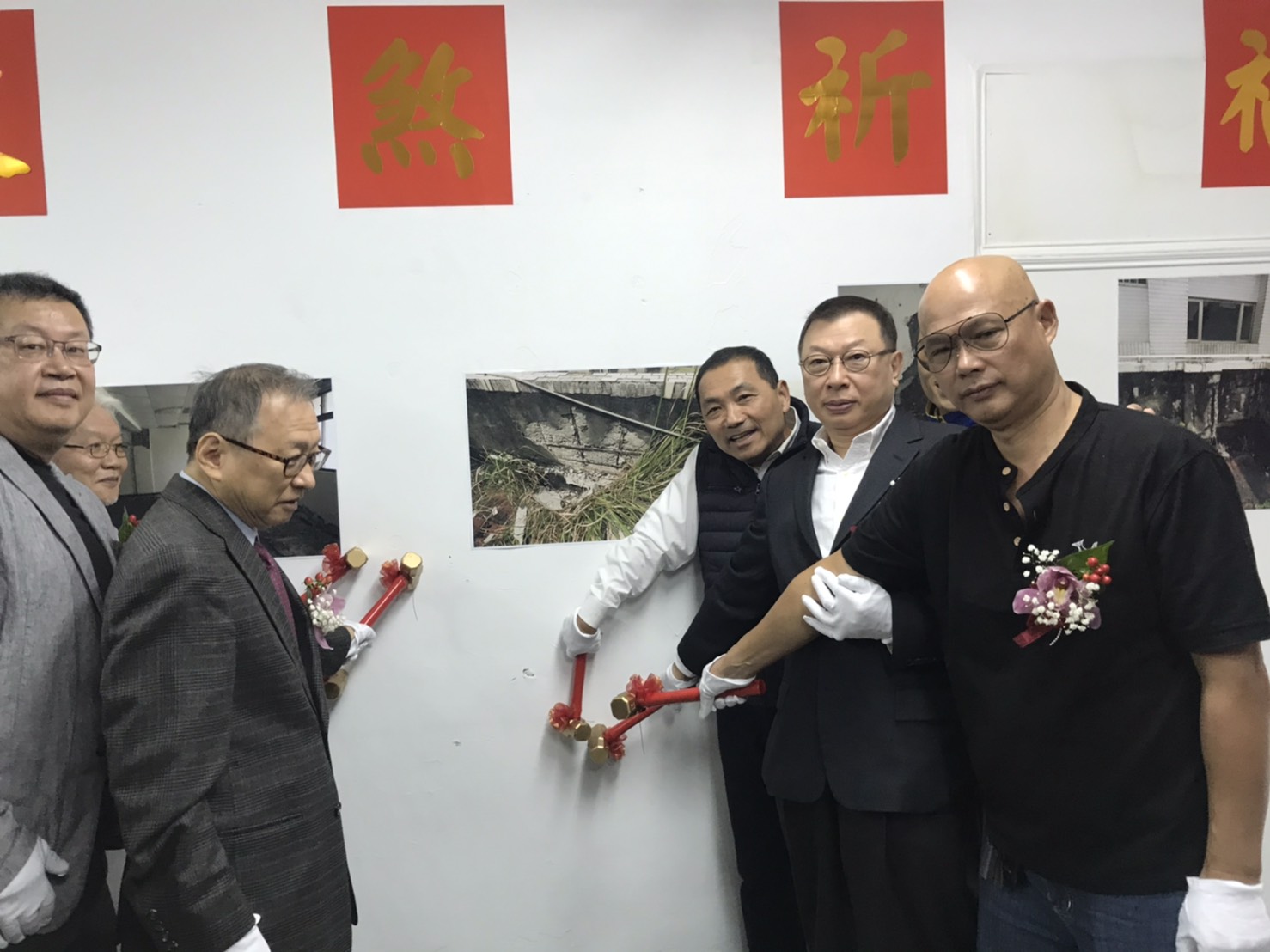 市長參與海鷗段拆除破煞祈福儀式