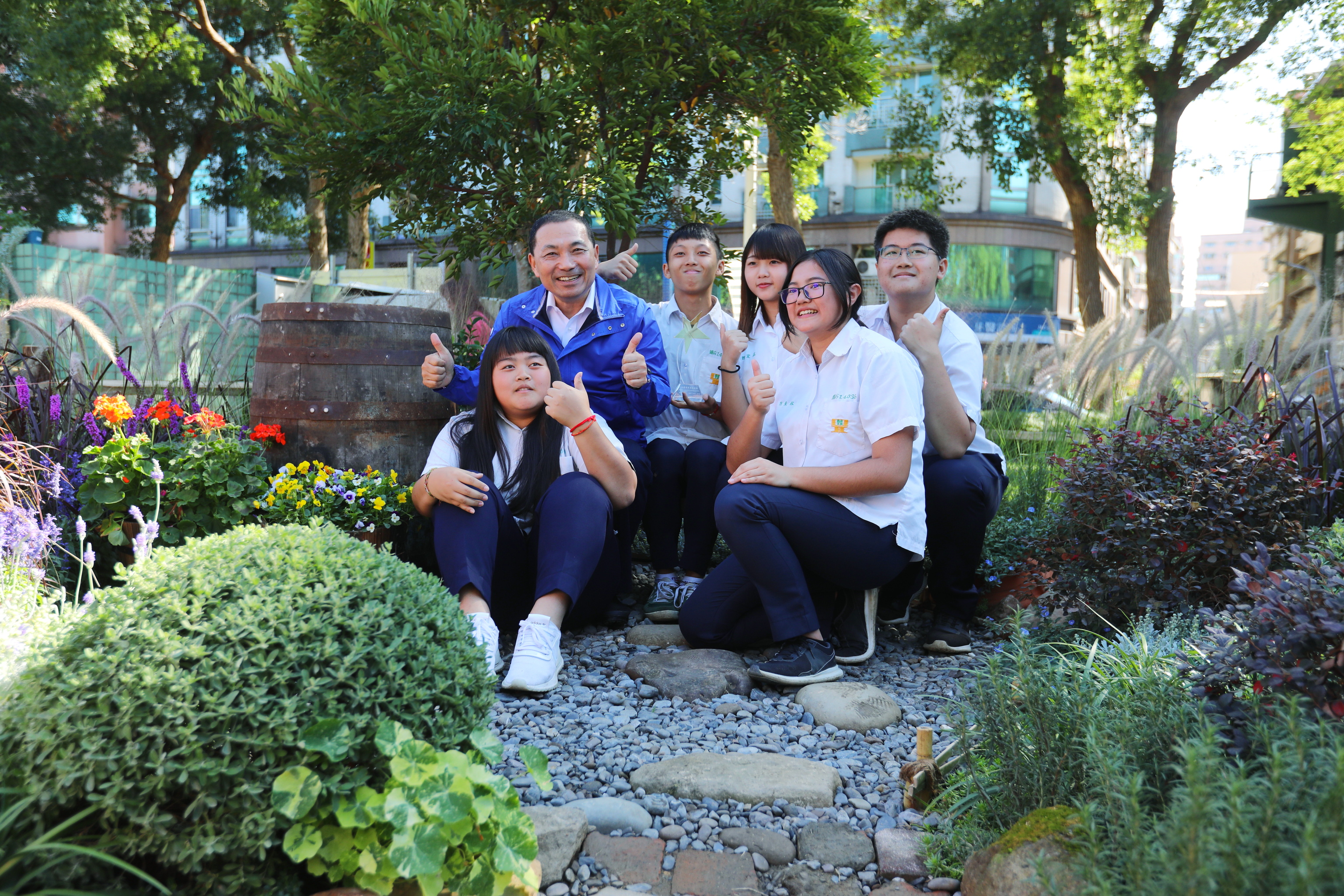 侯友宜市長參觀全國青年景觀競賽首獎