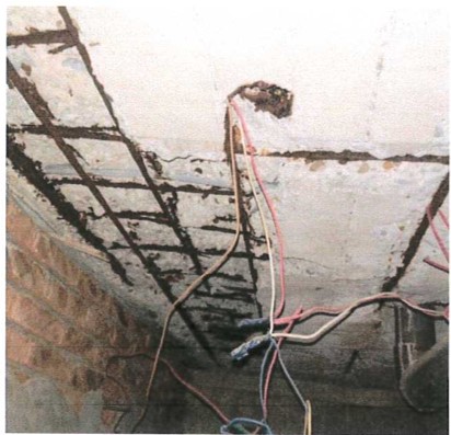 社區住戶屋內天花板現況